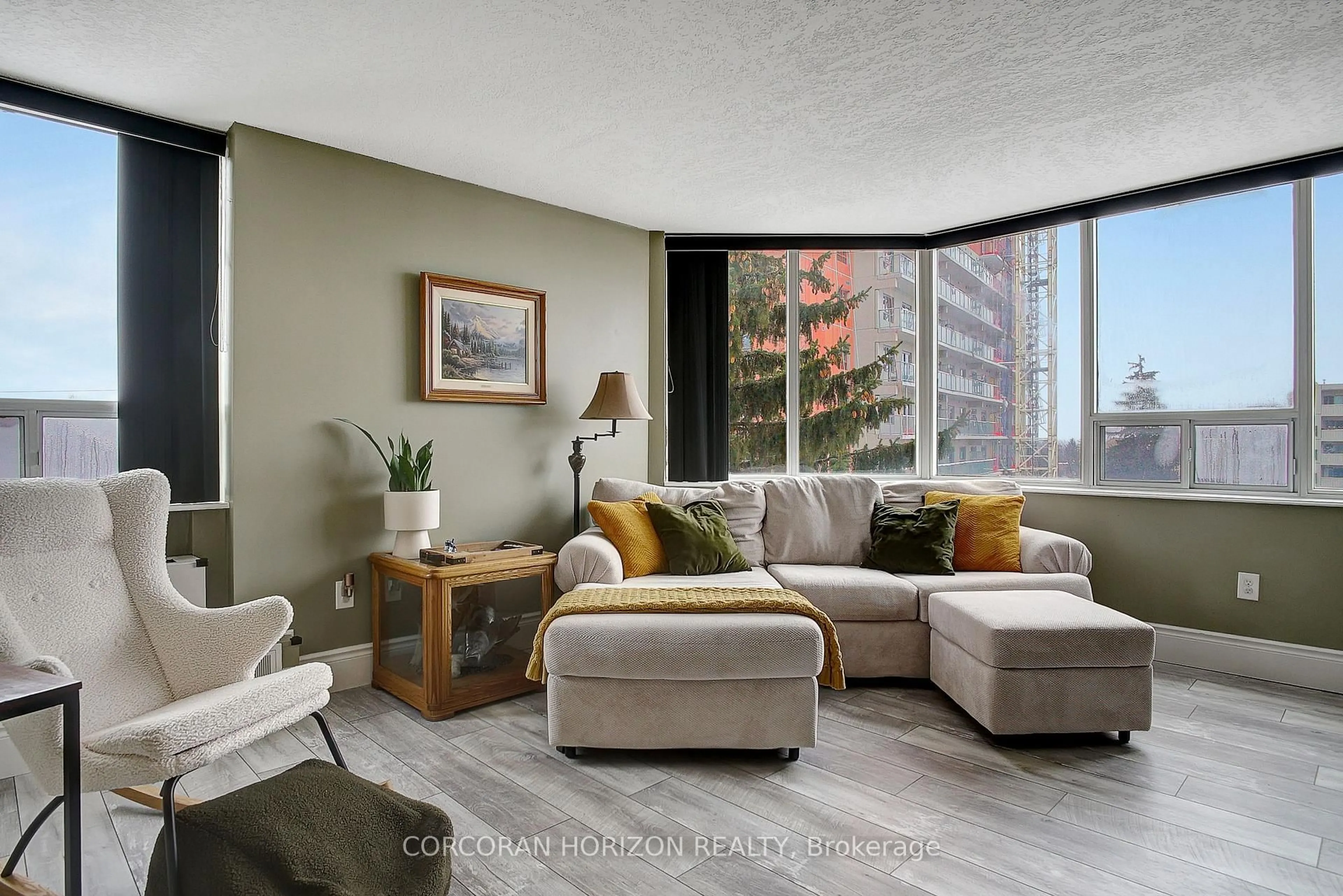 Living room with furniture, unknown for 3227 King St #409, Kitchener Ontario N2A 1B1