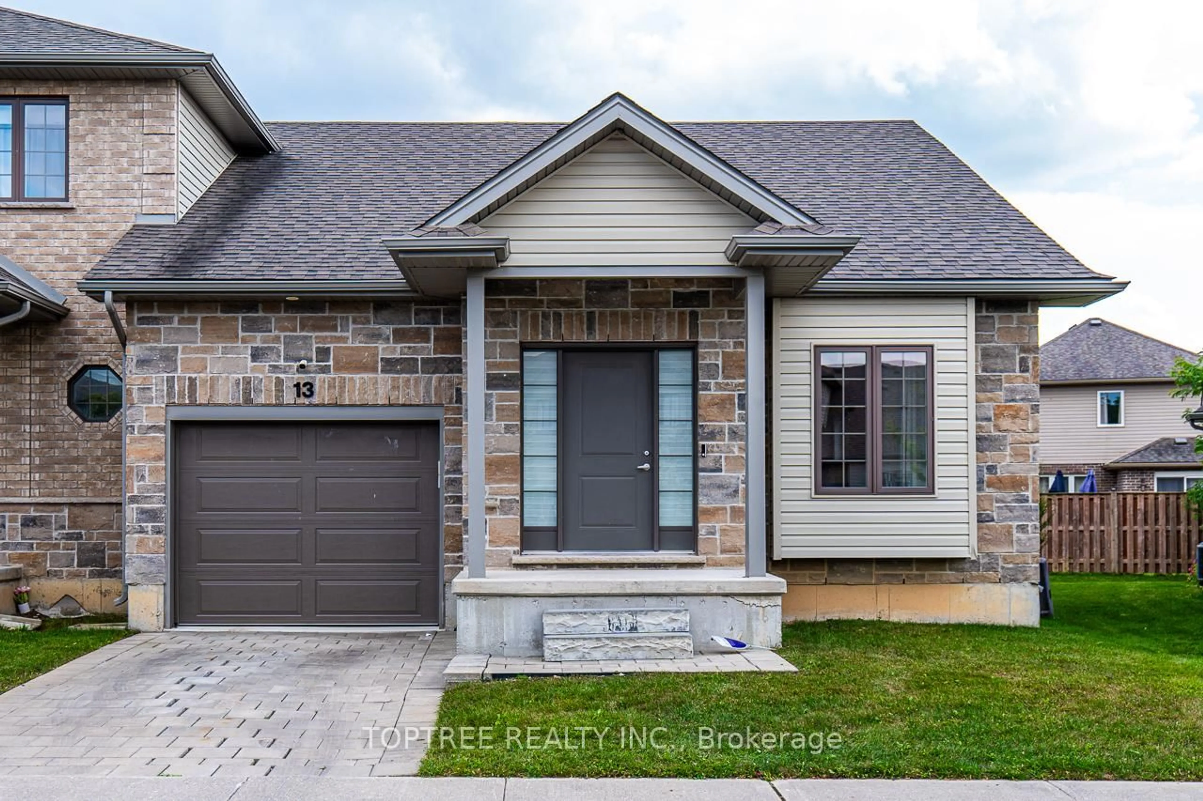 Home with brick exterior material, street for 2910 Tokala Tr #13, London North Ontario N6G 5B4