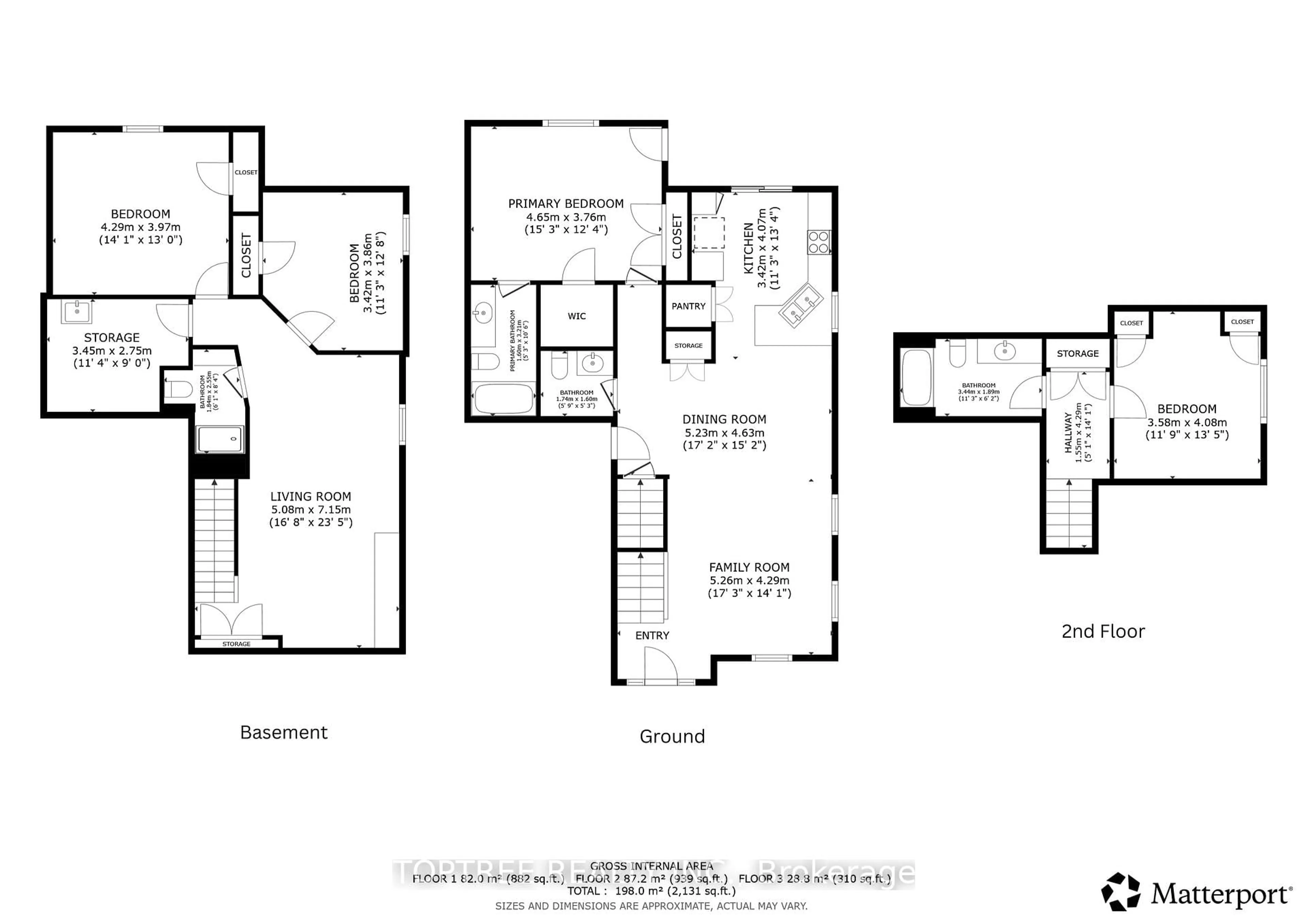 Floor plan for 2910 Tokala Tr #13, London North Ontario N6G 5B4