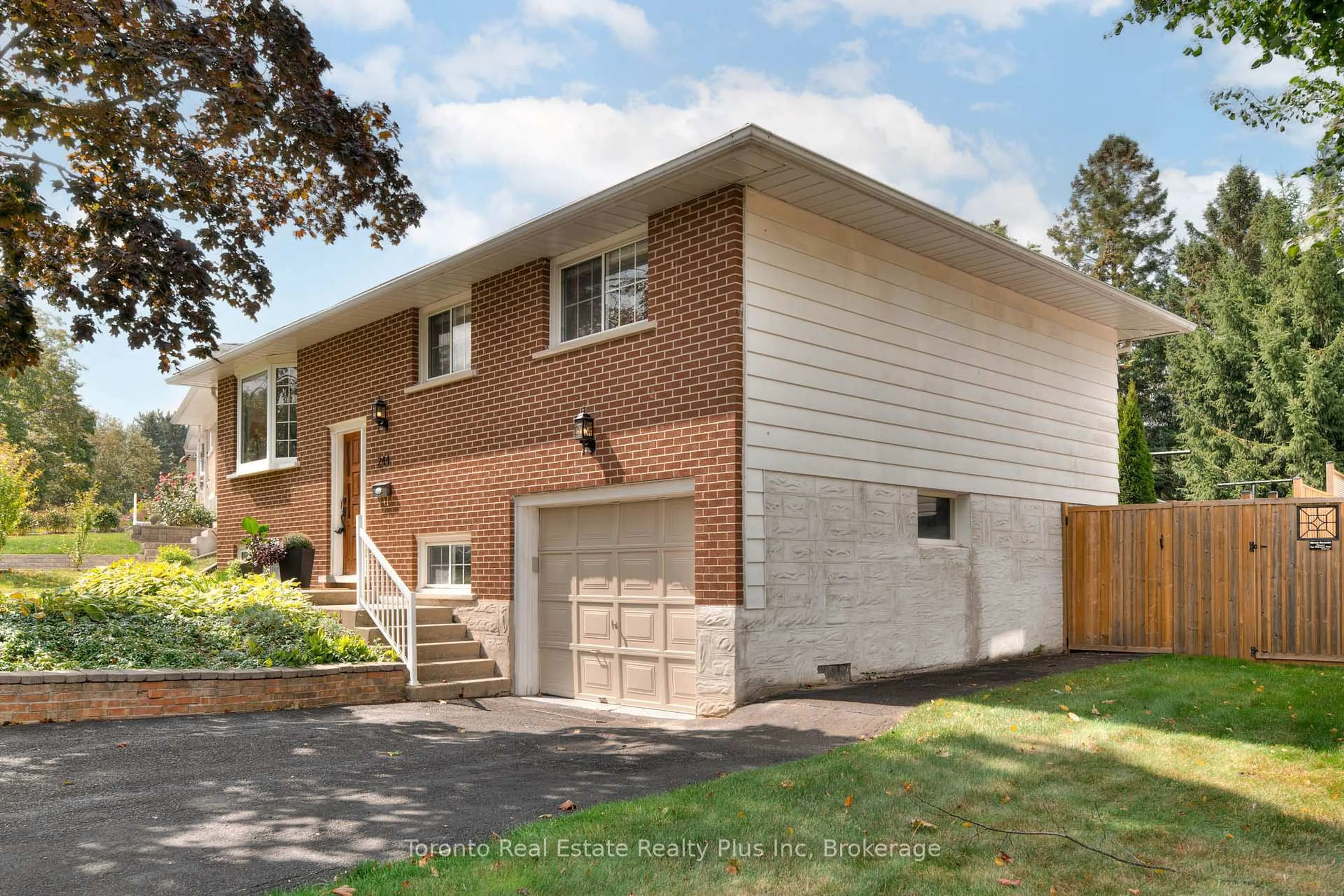 Home with brick exterior material, street for 244 Westwood Dr, Kitchener Ontario N2M 2L2