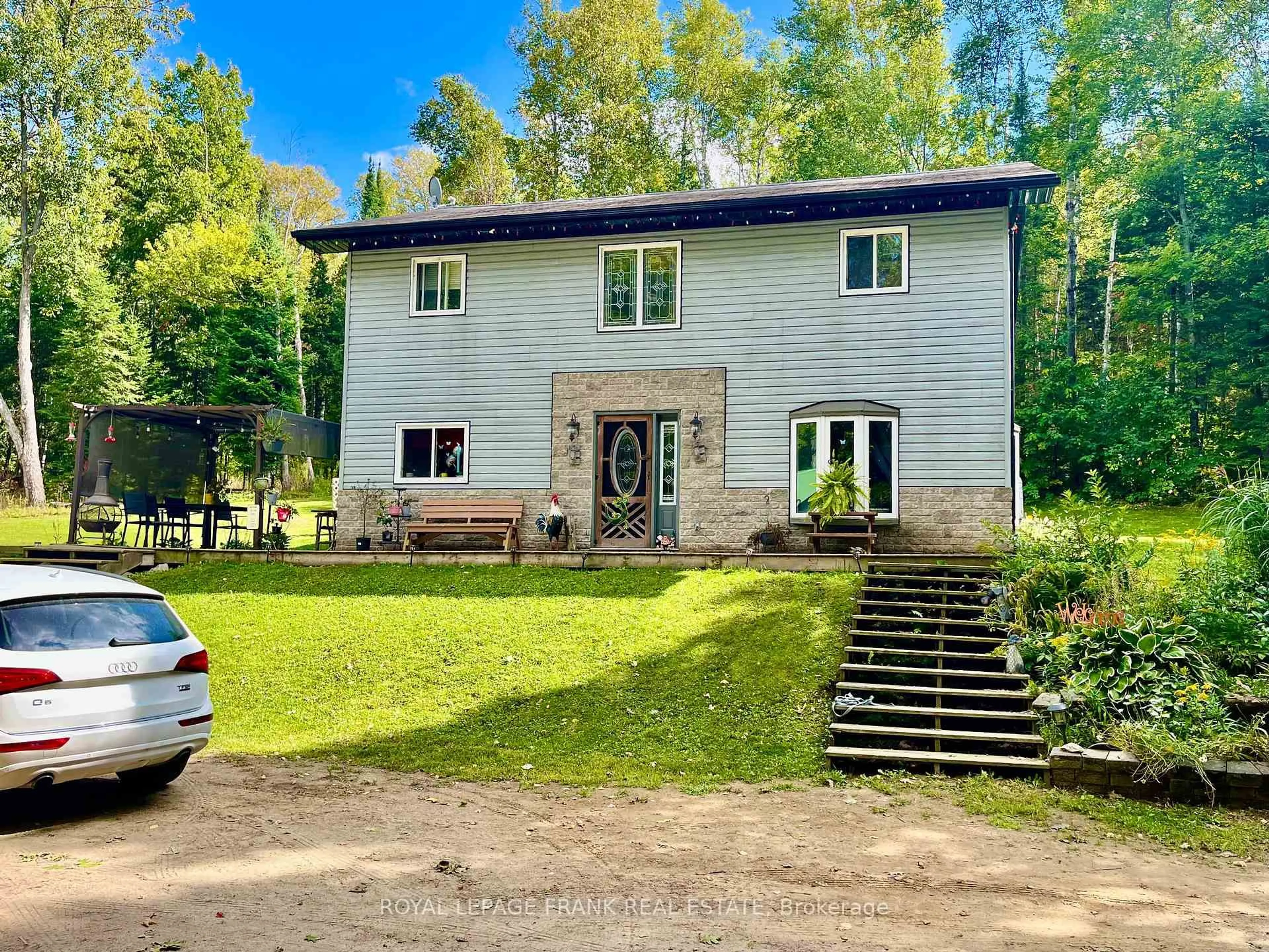 A pic from outside/outdoor area/front of a property/back of a property/a pic from drone, unknown for 1630 Musclow Greenview Rd, Bancroft Ontario K0L 1C0
