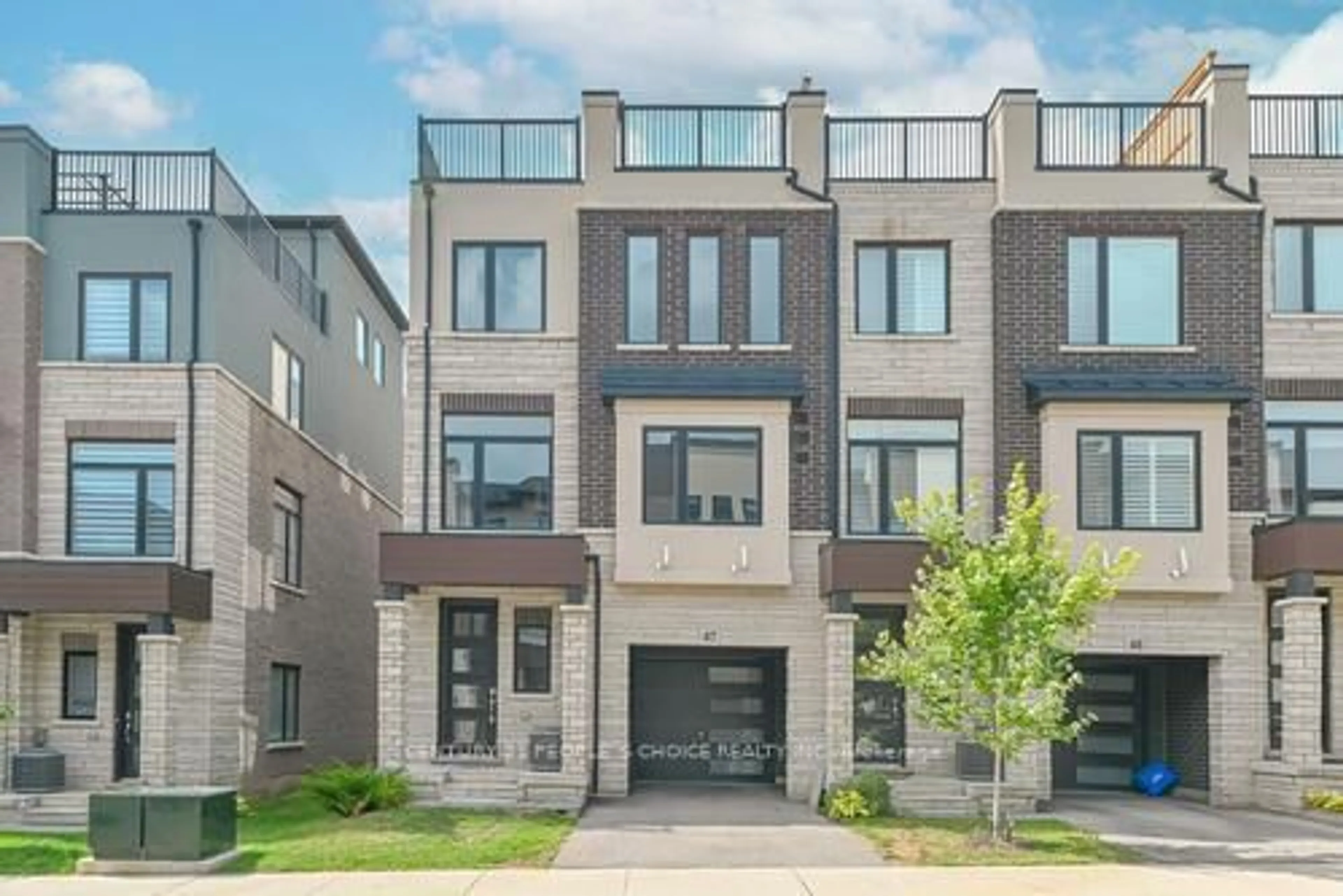 Home with brick exterior material, street for 314 Equestrian Way #47, Cambridge Ontario N3E 0E2