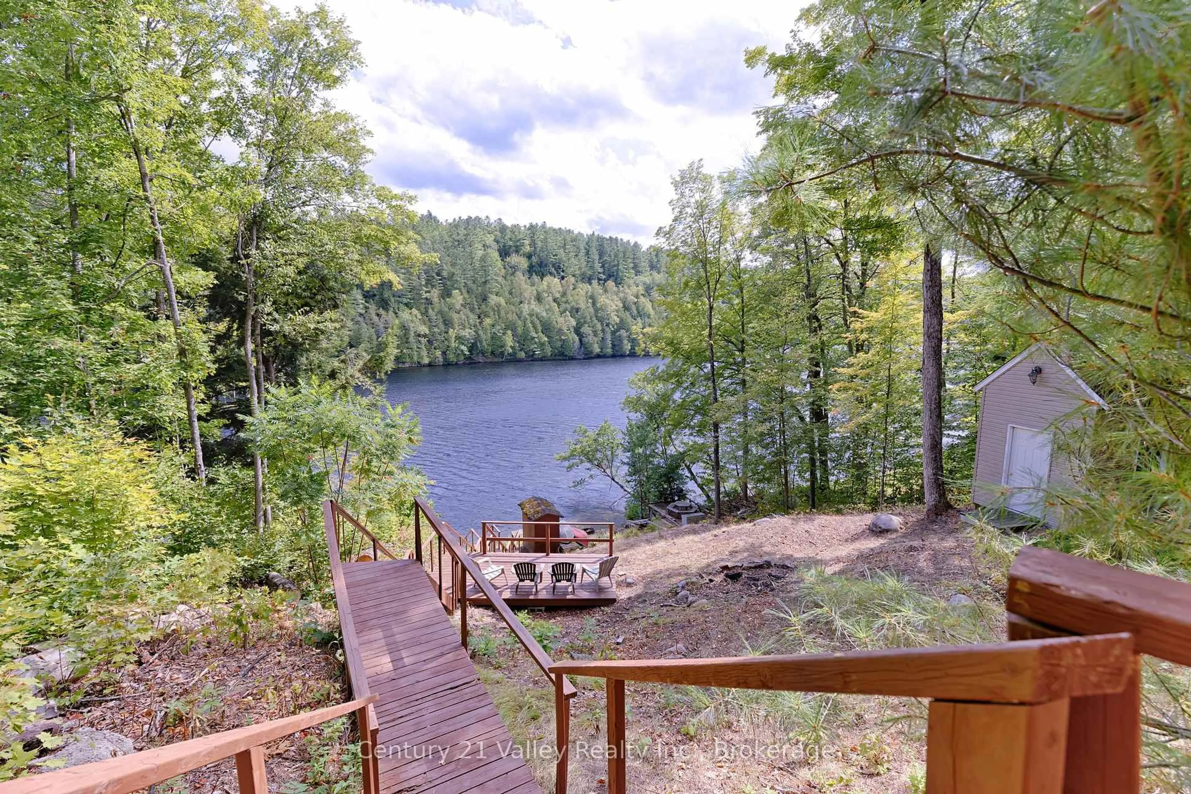 Patio, water/lake/river/ocean view for 216 Stringers Lane, Burnstown Ontario K0J 1G0