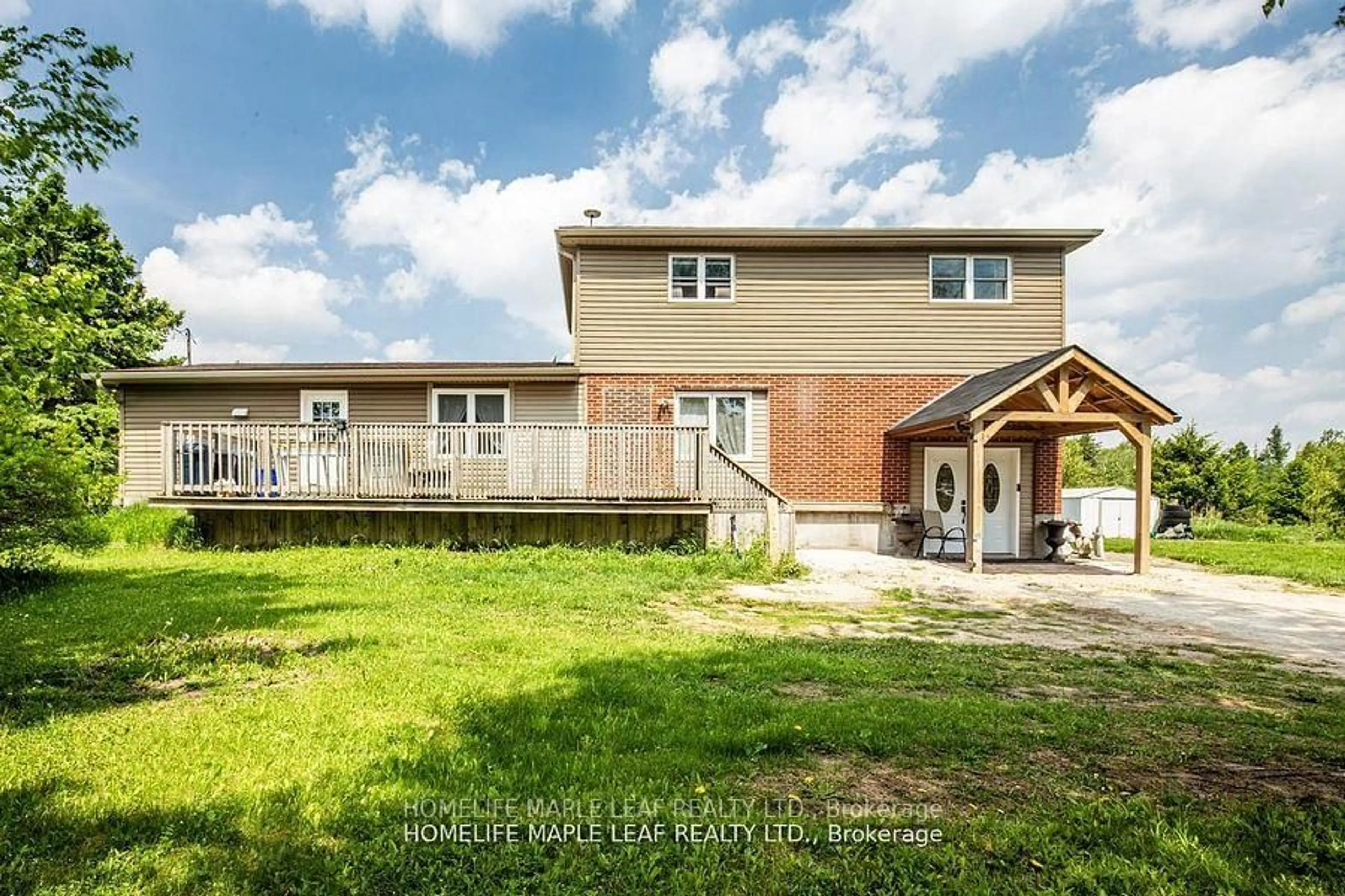 A pic from outside/outdoor area/front of a property/back of a property/a pic from drone, water/lake/river/ocean view for 64149 County Road 3, East Garafraxa Ontario L9W 7J4