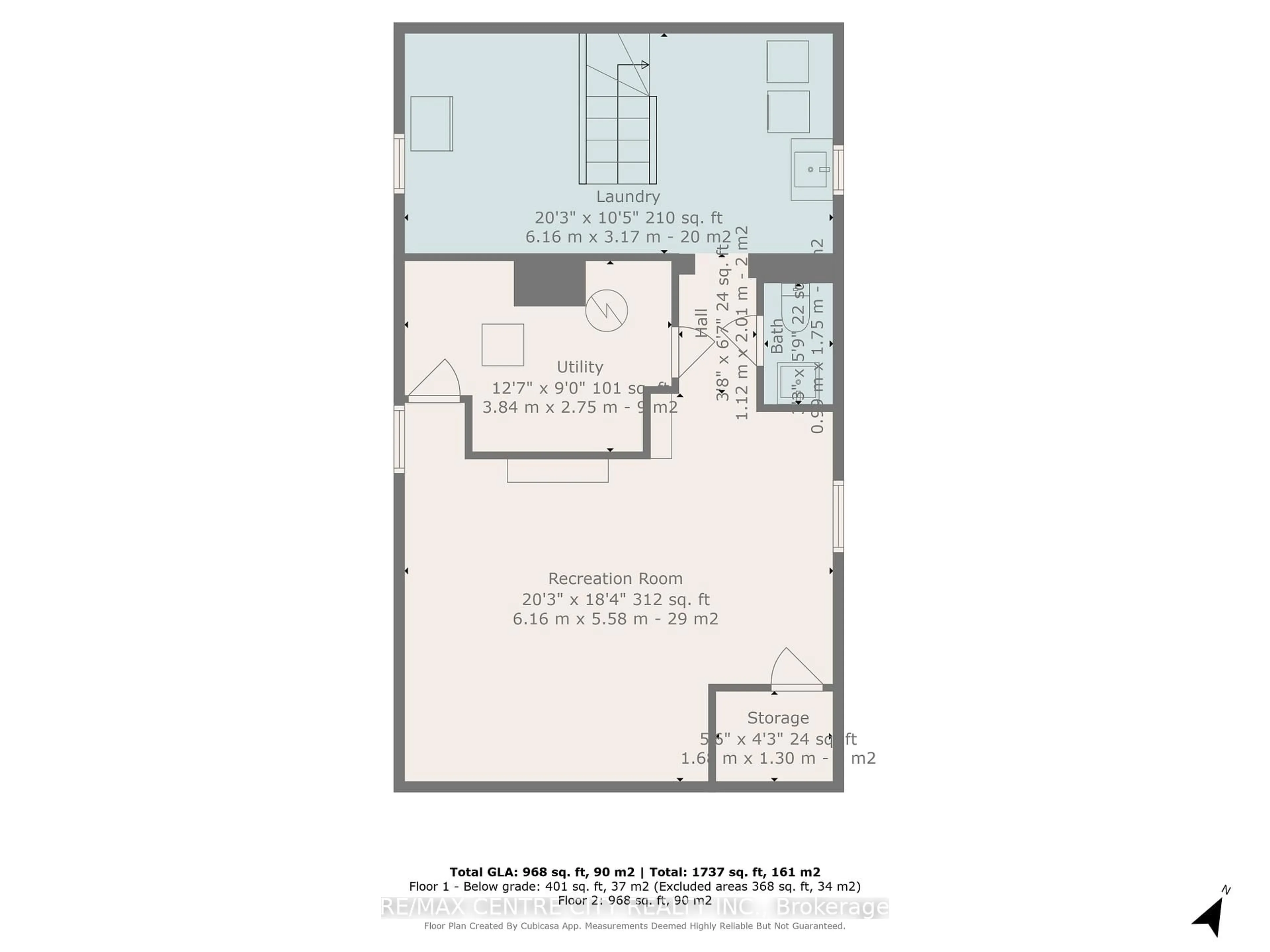 Floor plan for 66 Connaught Ave, London East Ontario N5Y 3A6