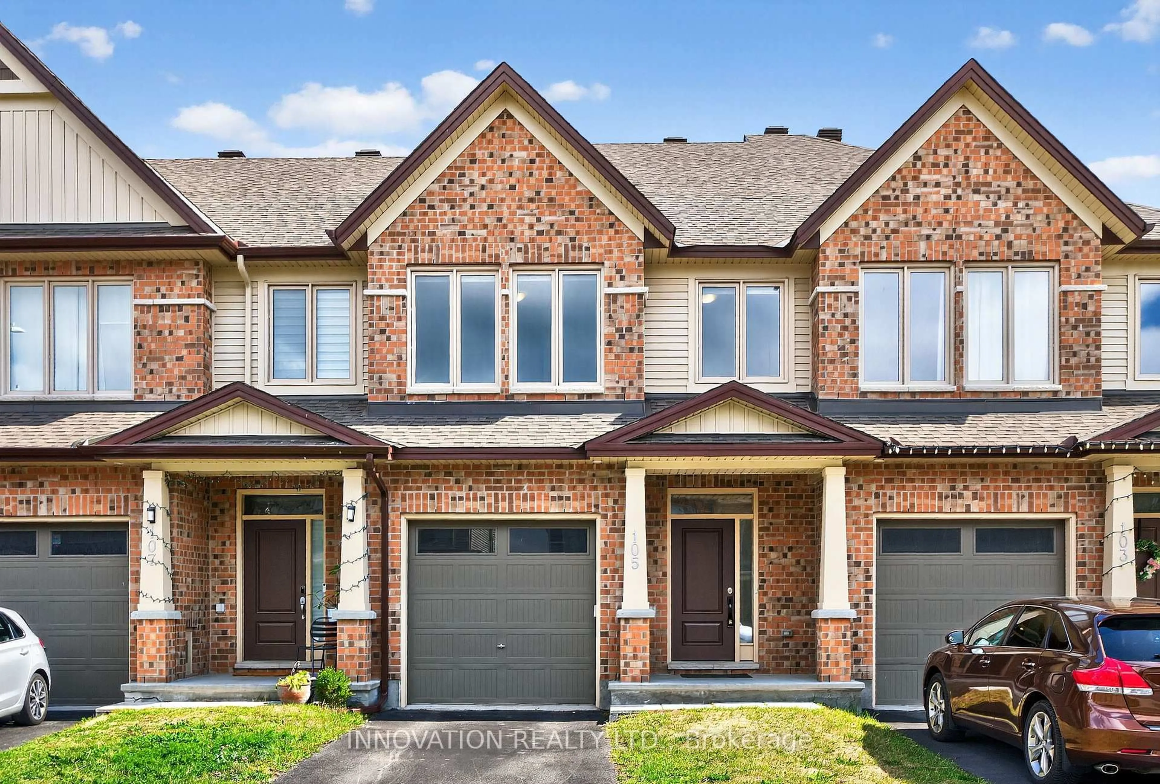 Home with brick exterior material, street for 105 Nepeta Cres, Ottawa Ontario K1T 0S4