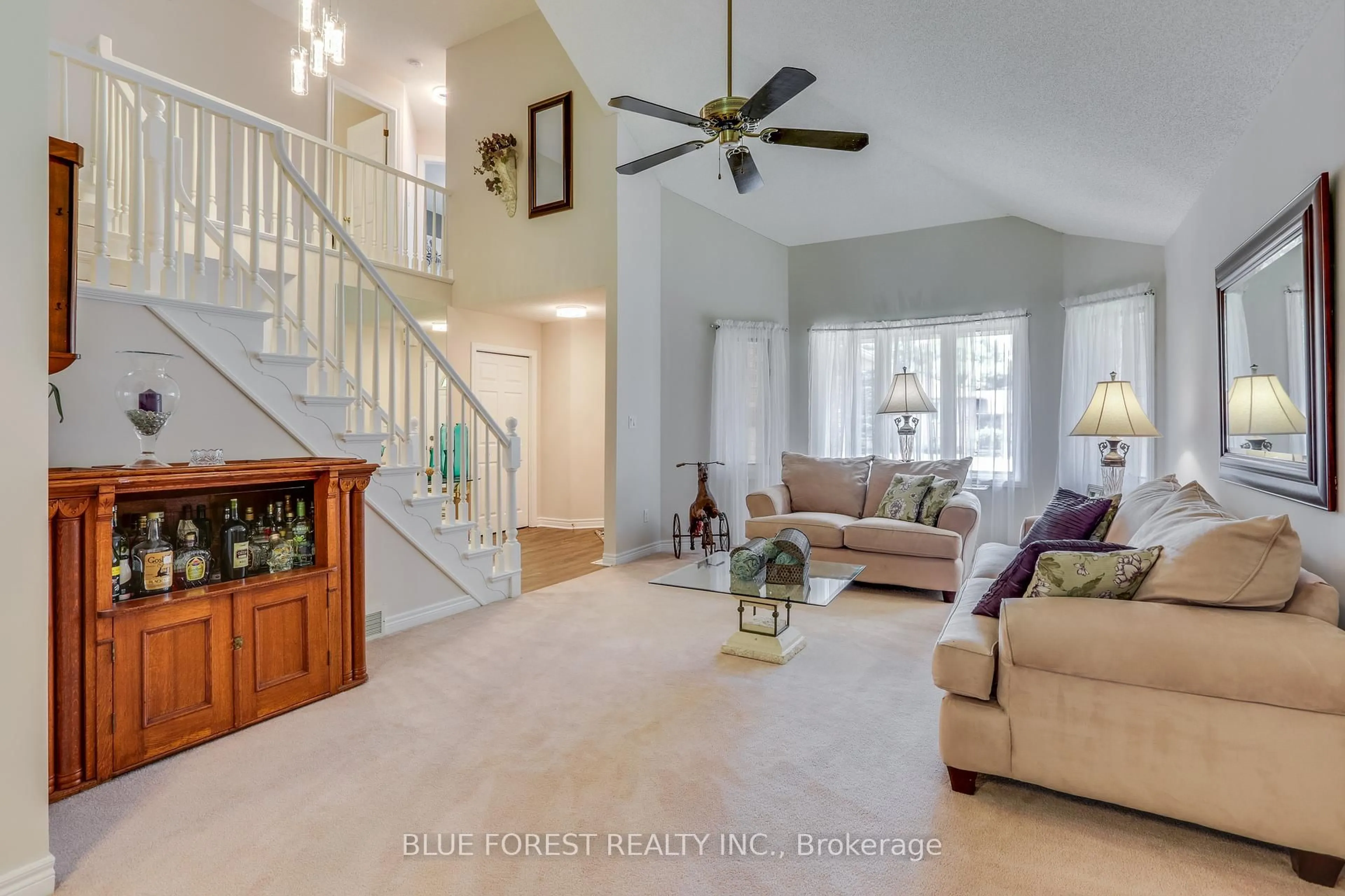 Living room with furniture, unknown for 14 Eric Dr, Thames Centre Ontario N0L 1G1