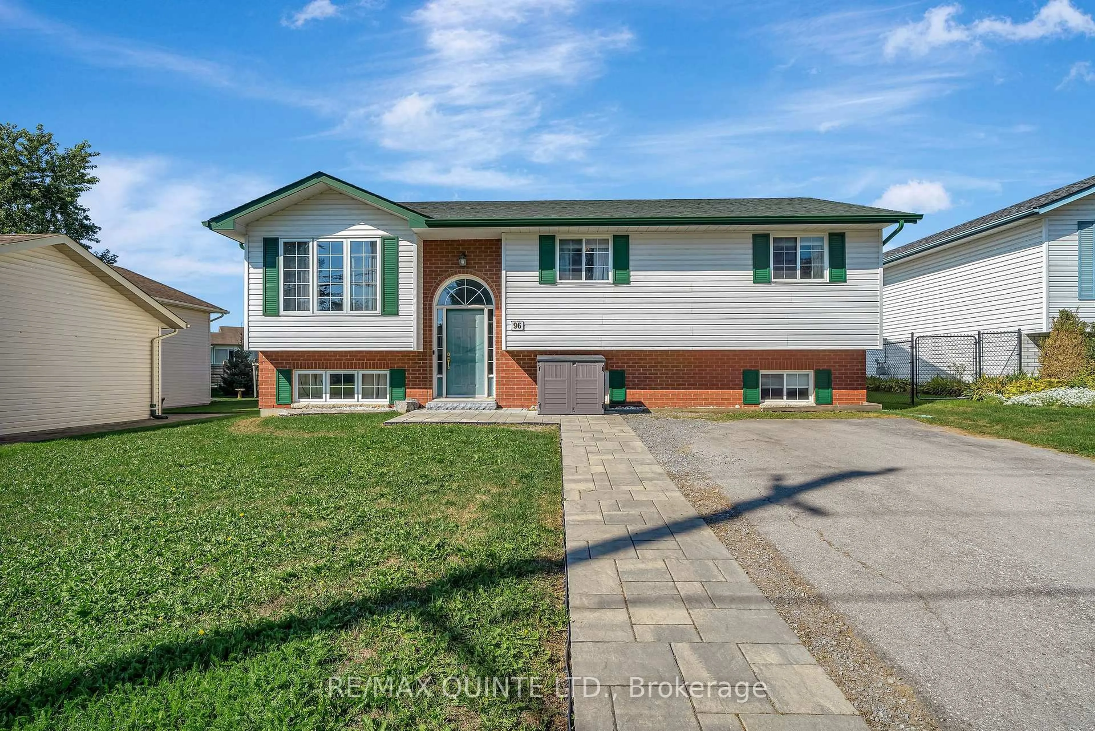 Home with vinyl exterior material, street for 96 Cedar St, Brighton Ontario K0K 1H0