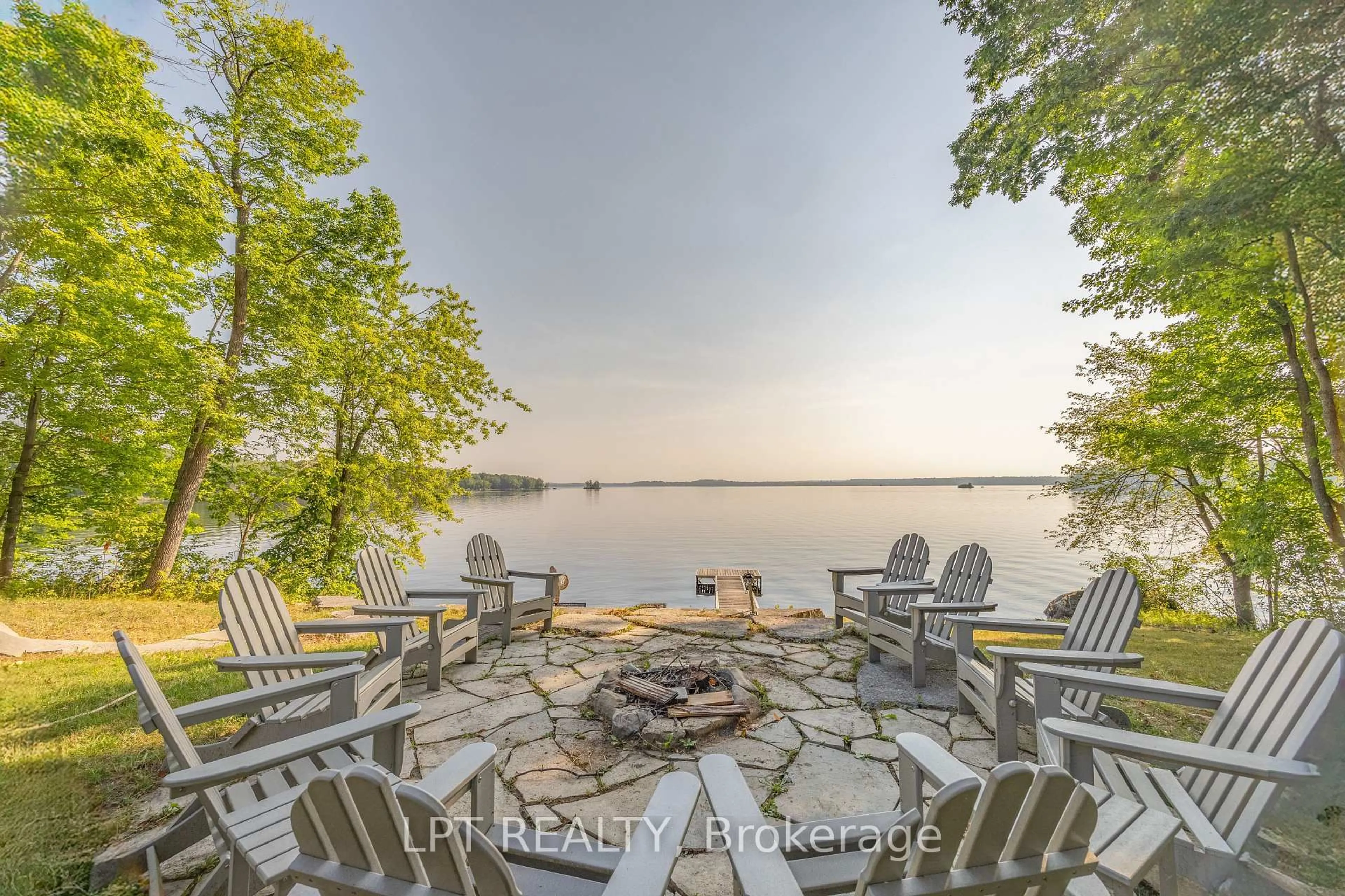 Patio, water/lake/river/ocean view for 79 Big Island Rd, Limoges Ontario K0K 2M0