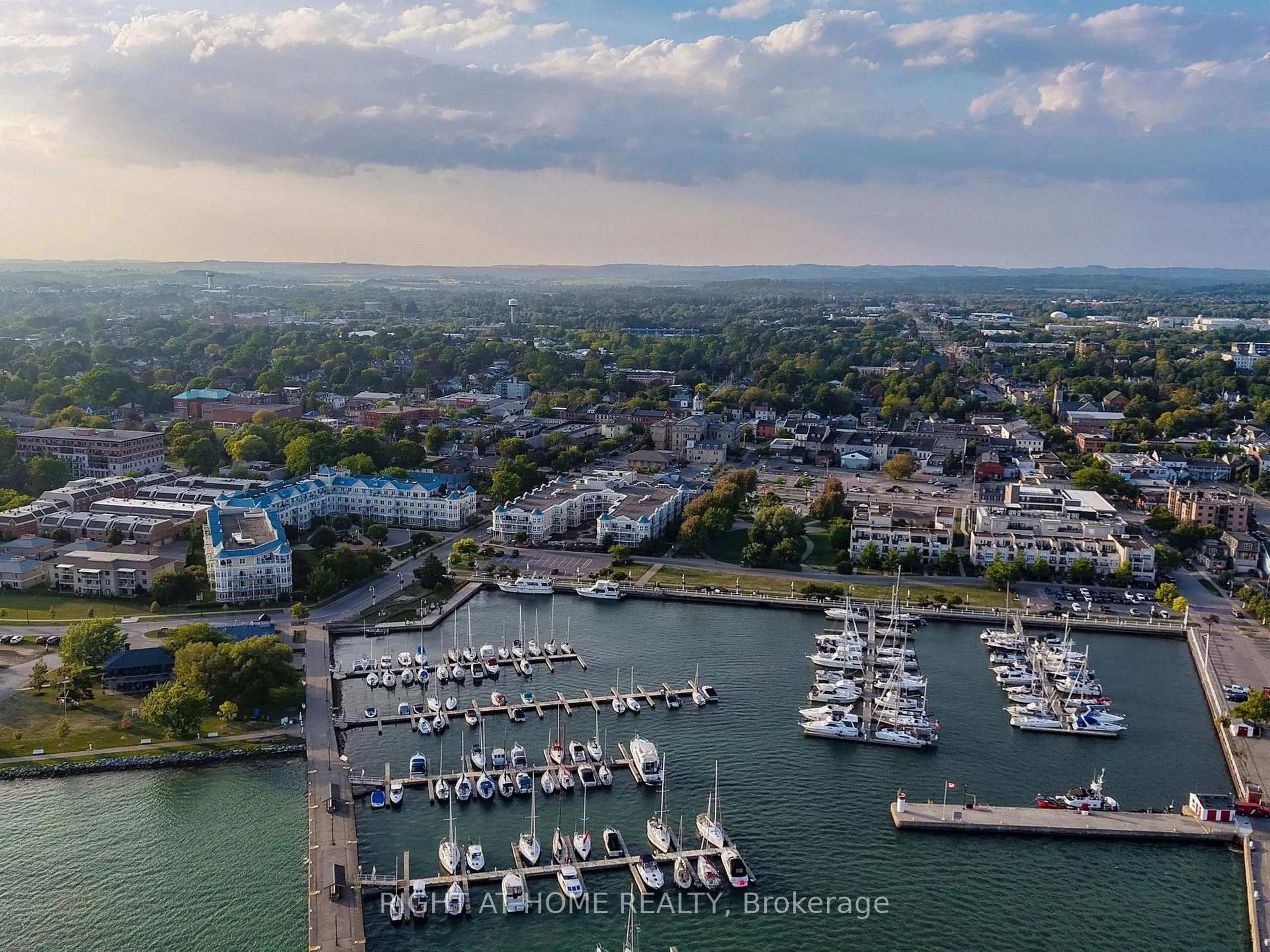 A pic from outside/outdoor area/front of a property/back of a property/a pic from drone, water/lake/river/ocean view for 92 Orange St, Cobourg Ontario K9A 2L3