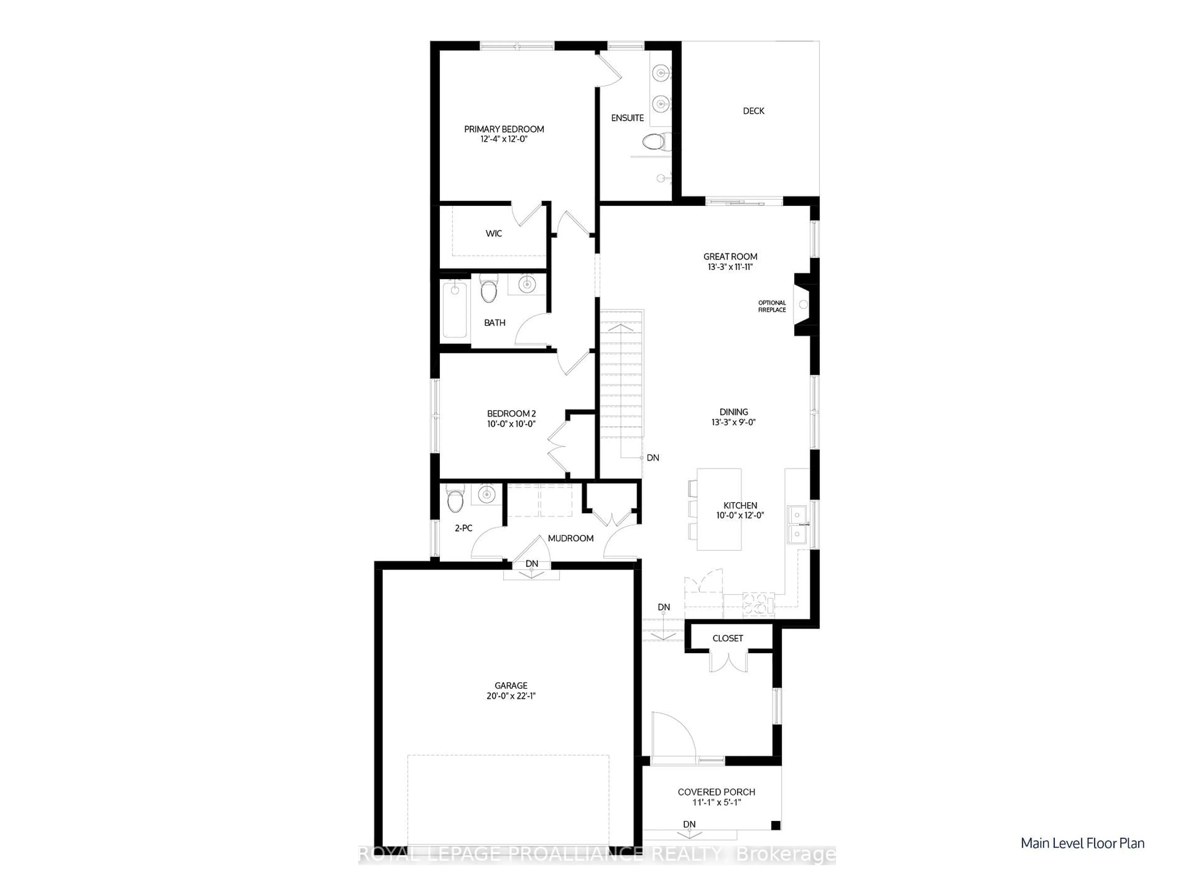 Floor plan for 36 Hollingsworth St, Cramahe Ontario K0K 1S0