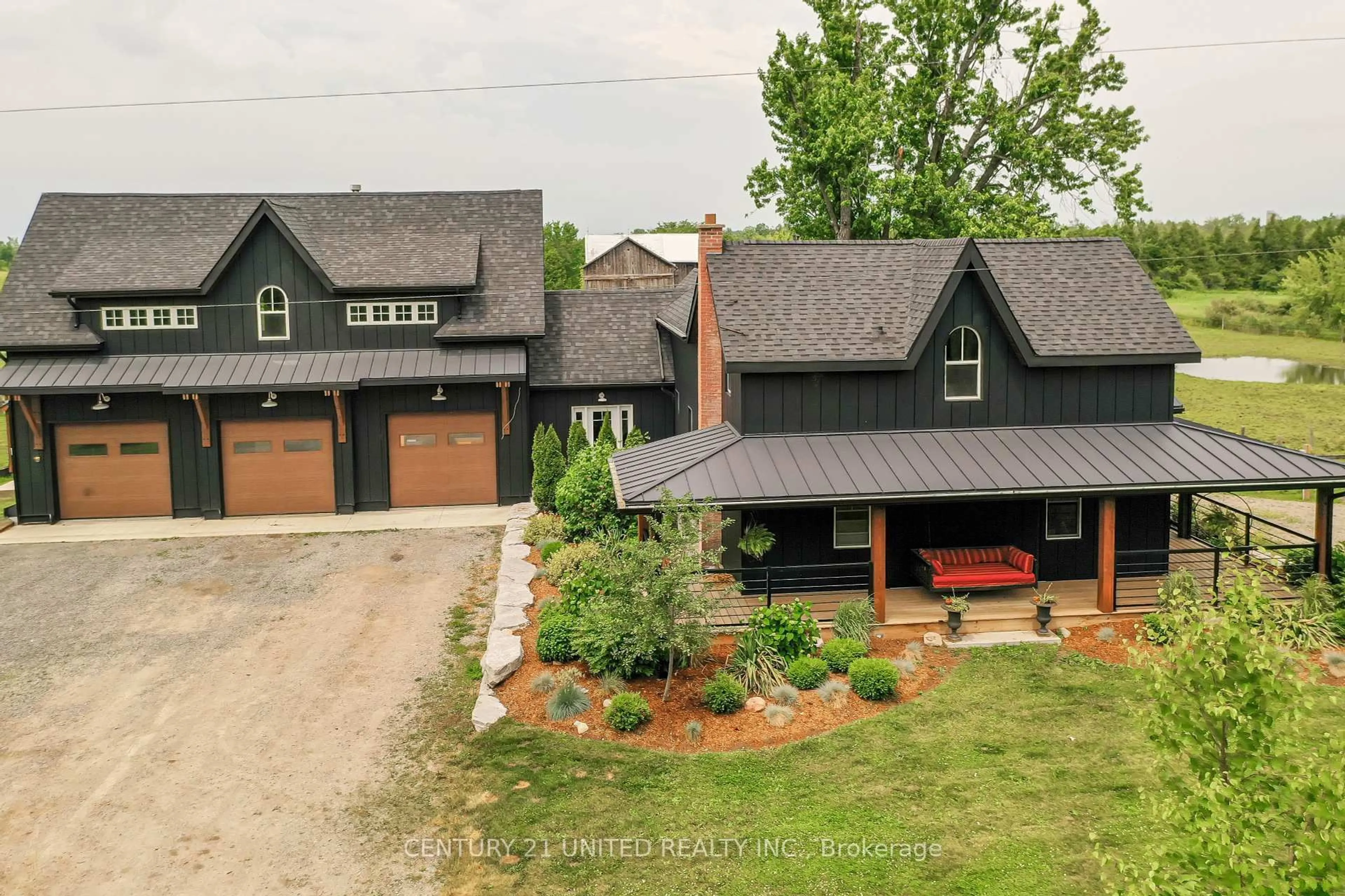 A pic from outside/outdoor area/front of a property/back of a property/a pic from drone, unknown for 1662 11th Line, Selwyn Ontario K0L 2H0