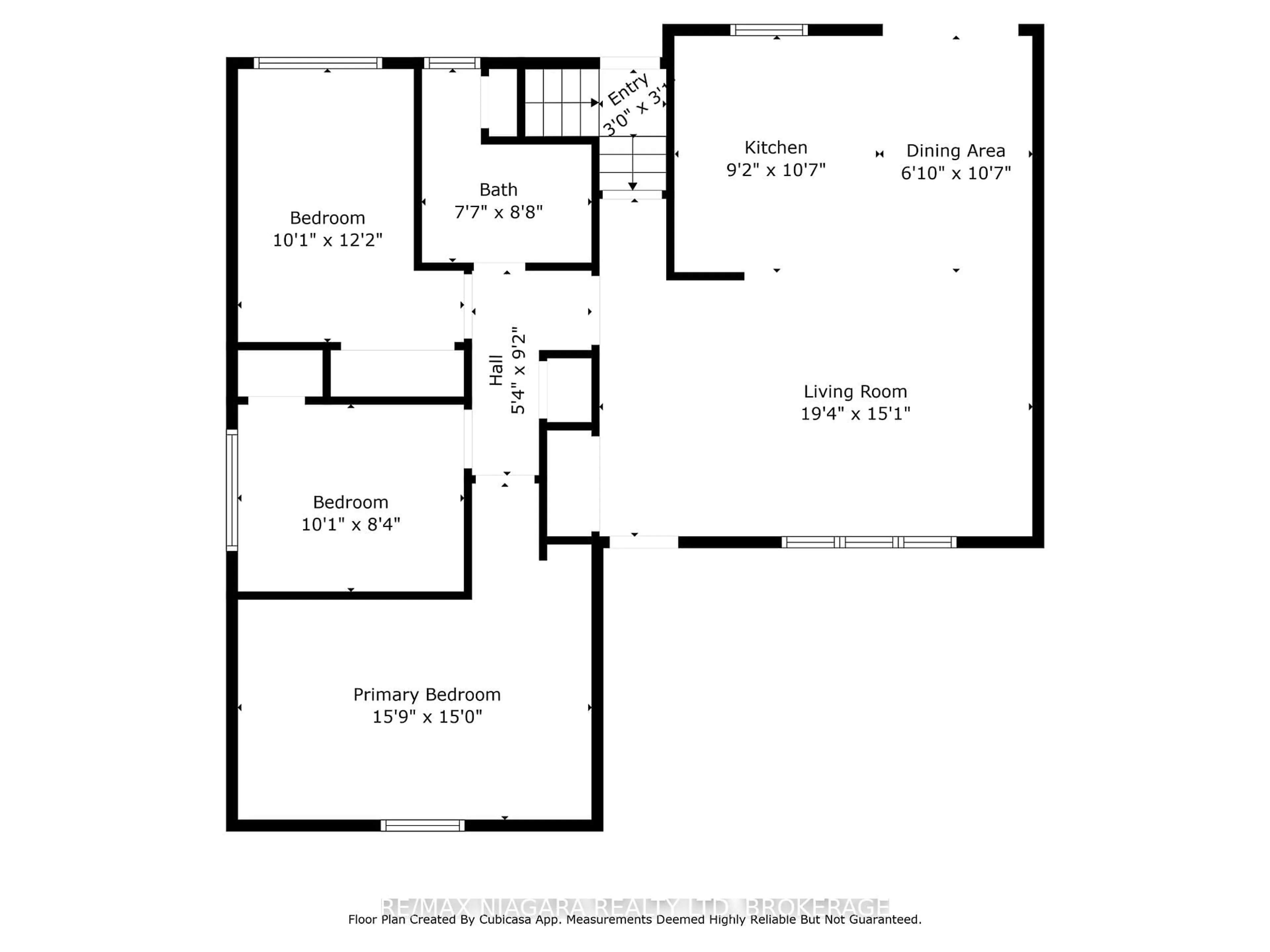 Floor plan for 78 Glen Park Rd, St. Catharines Ontario L2N 3E9