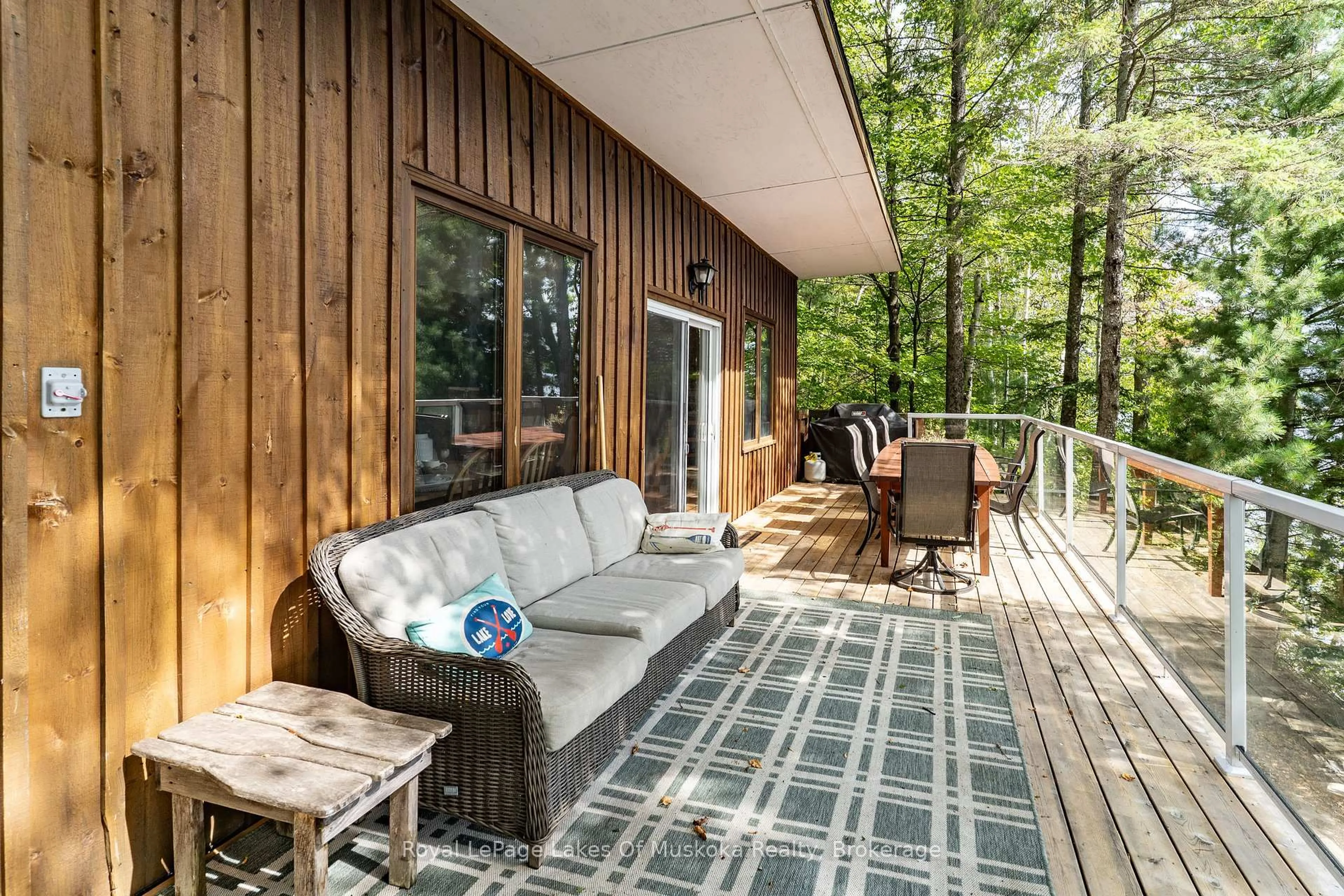 Patio, forest/trees view for 1392 Crumby Lake Dr, Algonquin Highlands Ontario P0A 1E0