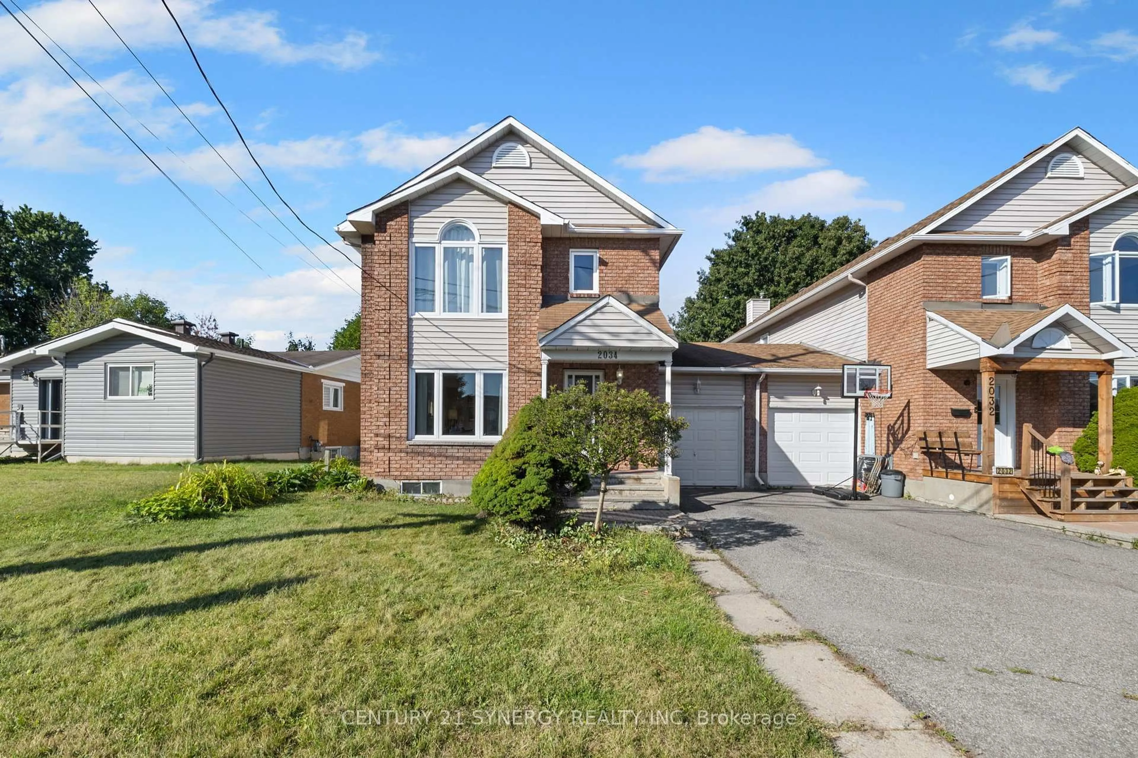 Home with brick exterior material, street for 2034 Frank Bender St, Ottawa Ontario K1C 1M7