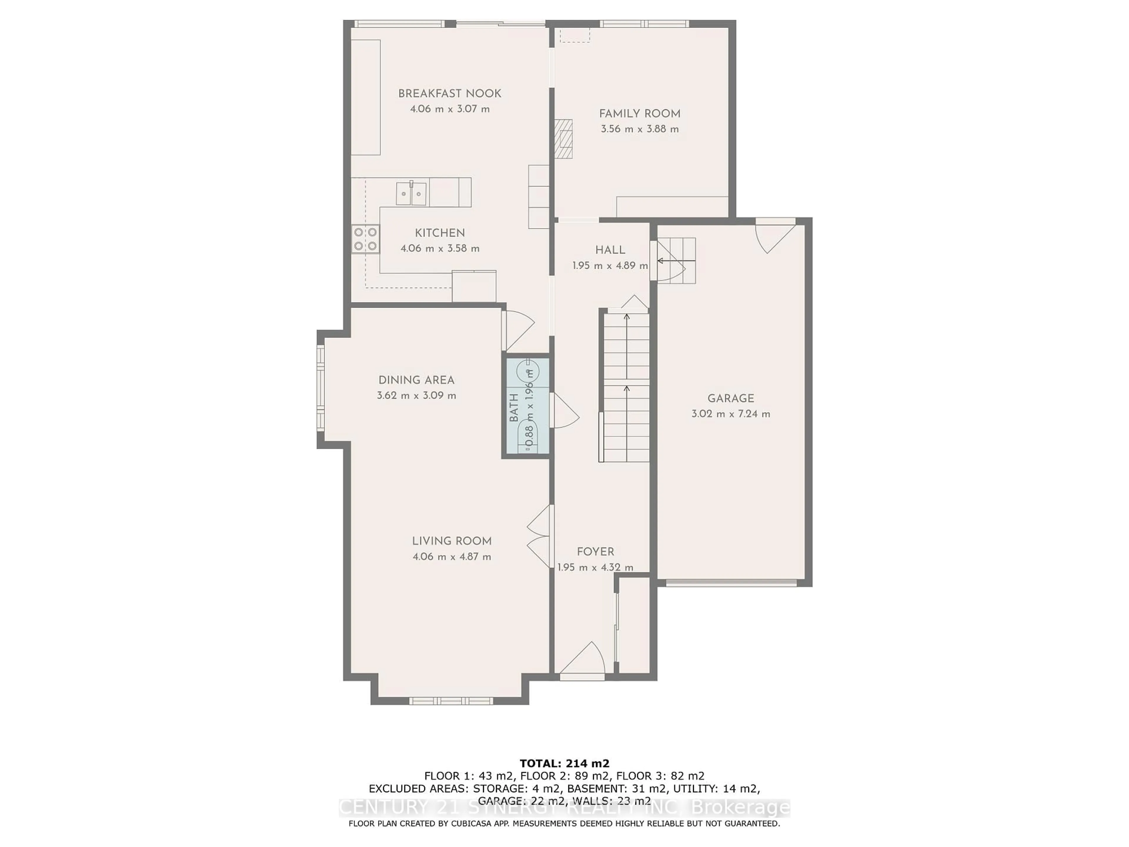 Floor plan for 2034 Frank Bender St, Ottawa Ontario K1C 1M7