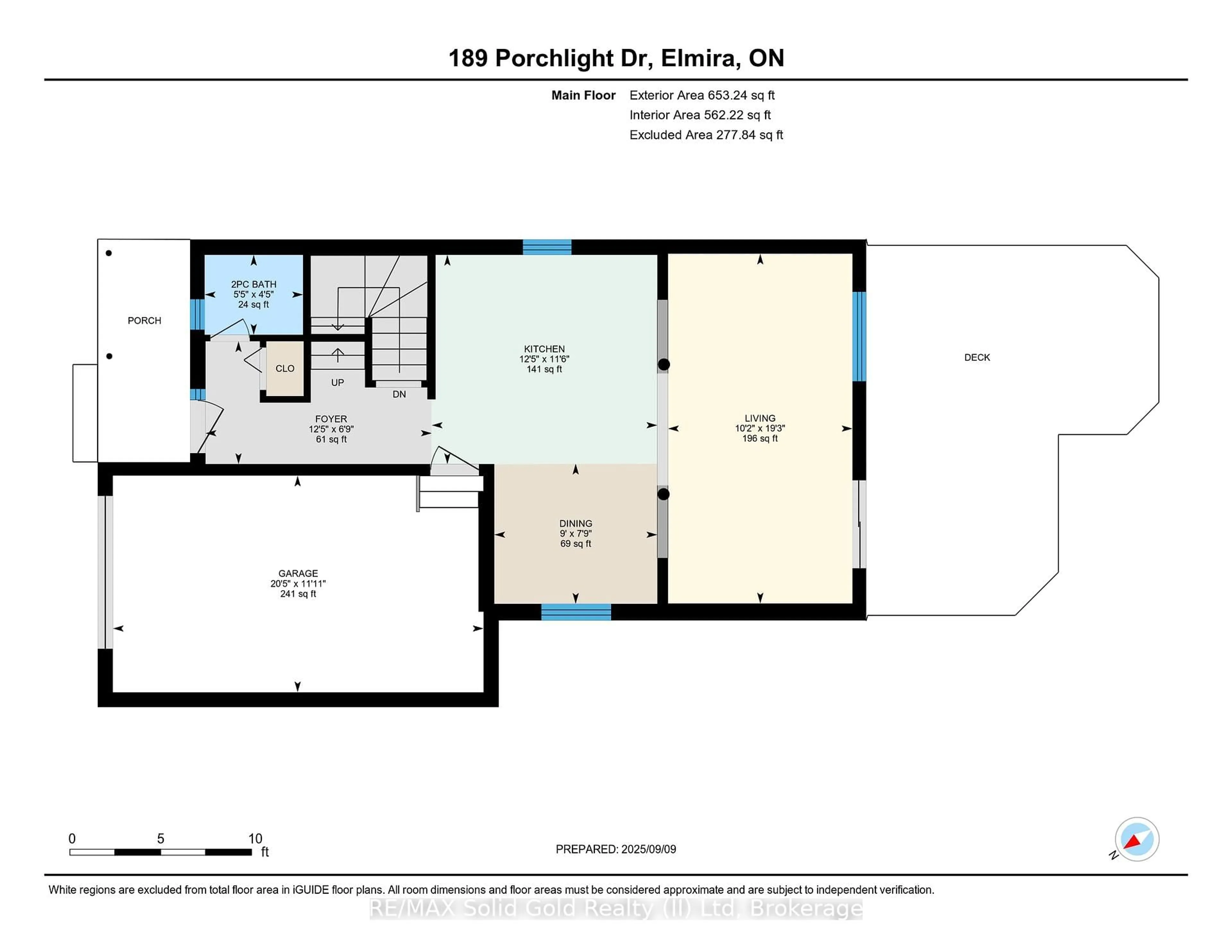 Floor plan for 189 Porchlight Dr, Woolwich Ontario N3B 0A3