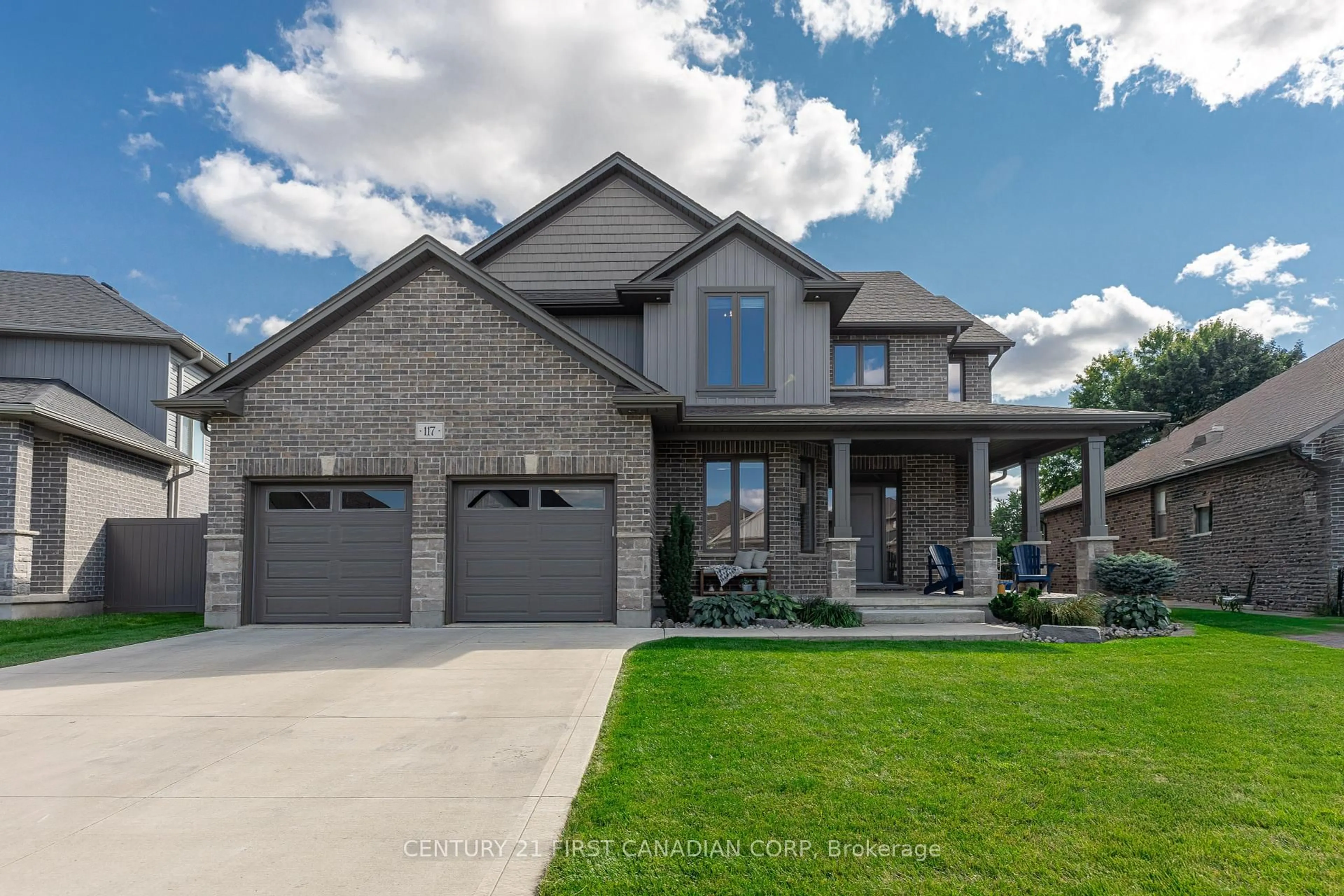 Home with brick exterior material, street for 117 Spencer Ave, Lucan Biddulph Ontario N0M 2J0