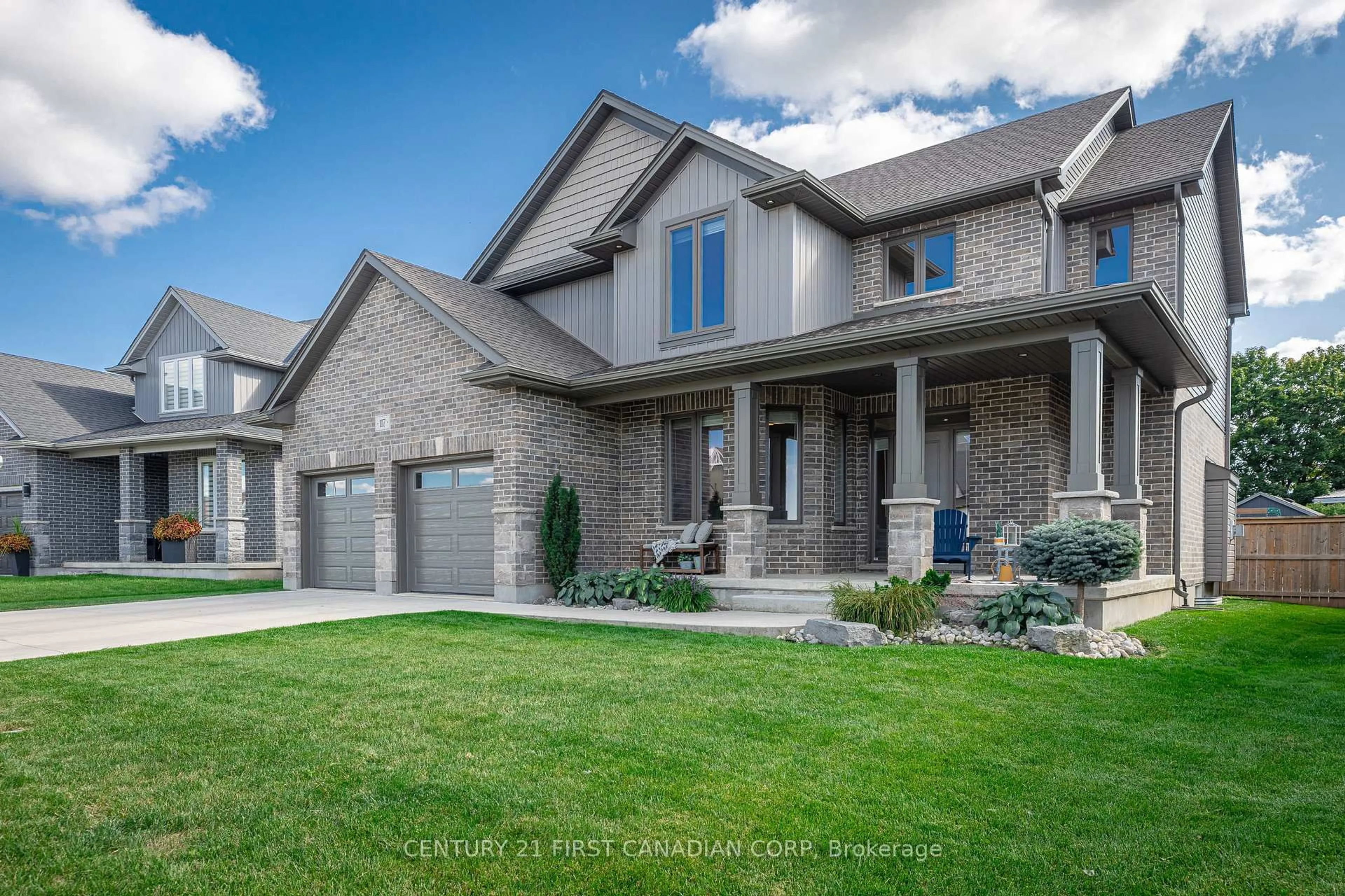 Home with brick exterior material, street for 117 Spencer Ave, Lucan Biddulph Ontario N0M 2J0