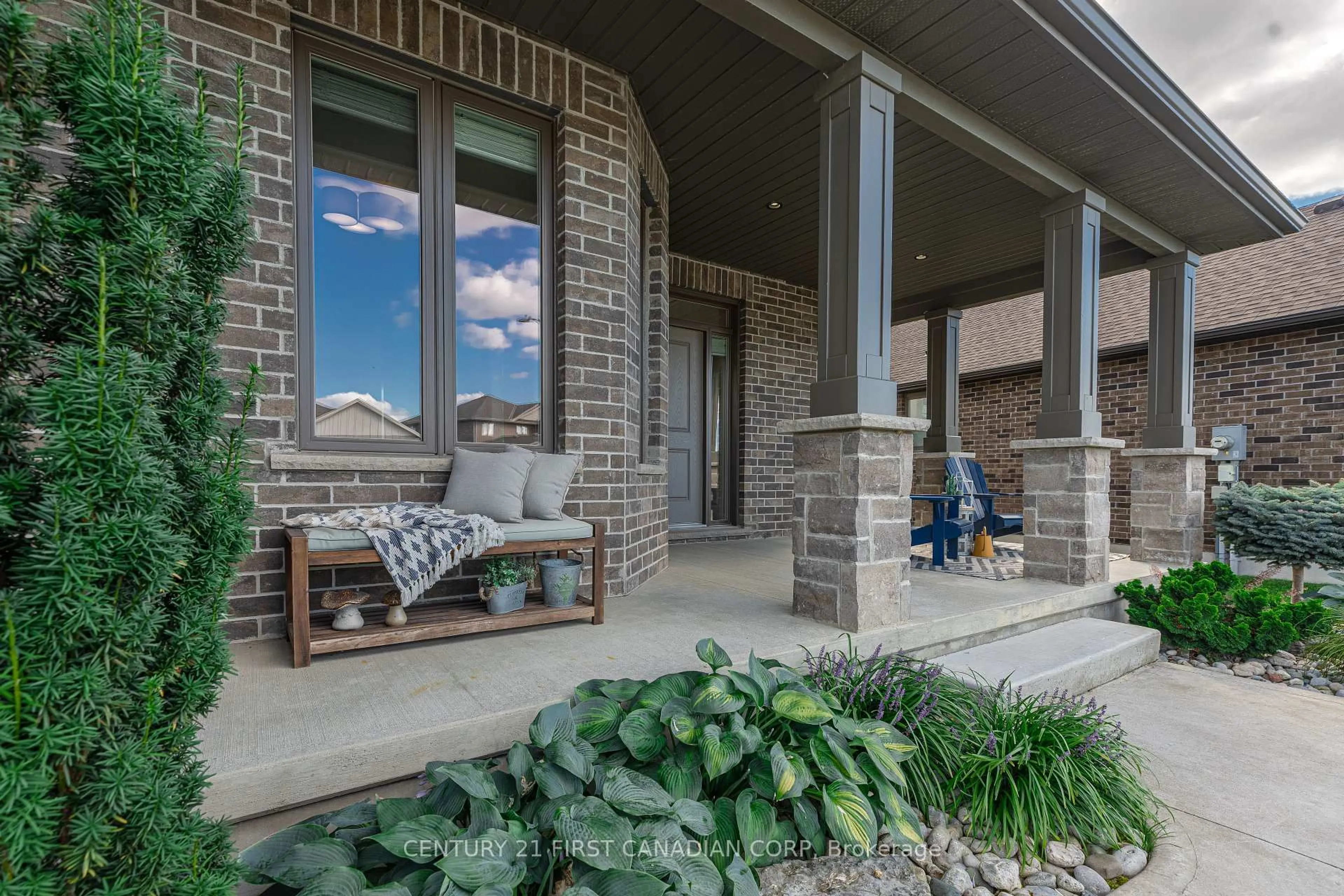 Home with brick exterior material, street for 117 Spencer Ave, Lucan Biddulph Ontario N0M 2J0