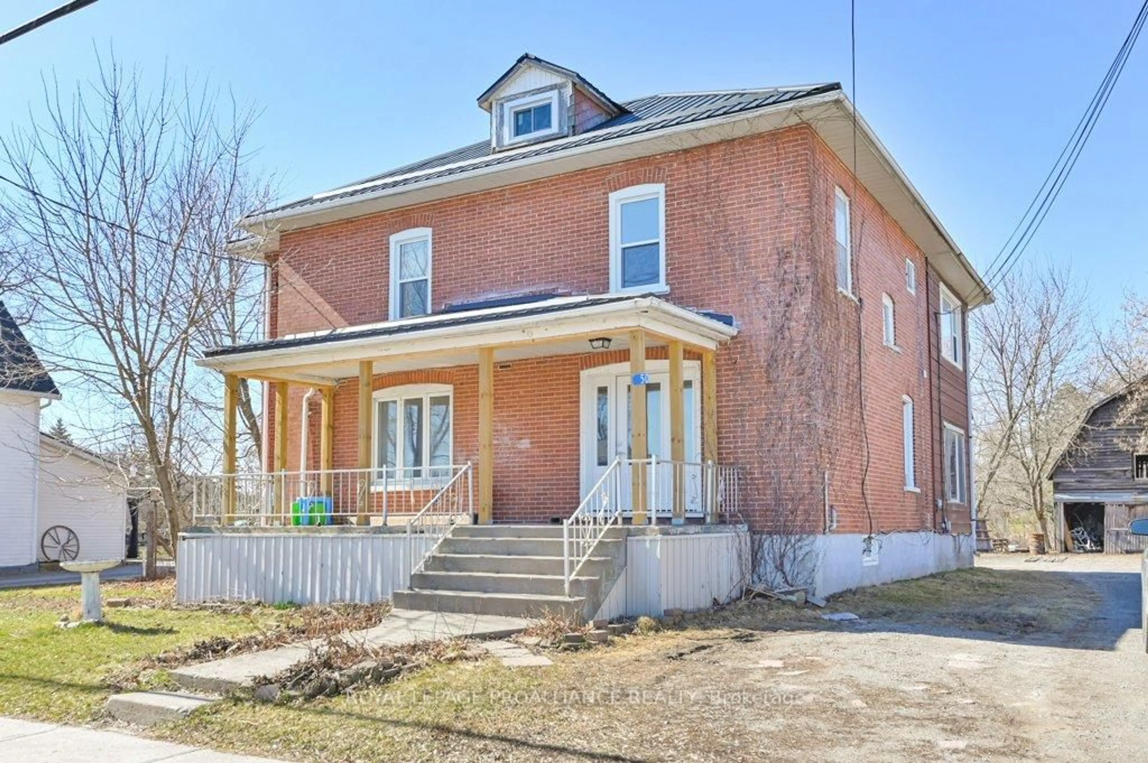 Home with brick exterior material, street for 50 South Trent St, Hastings Ontario K0K 2C0