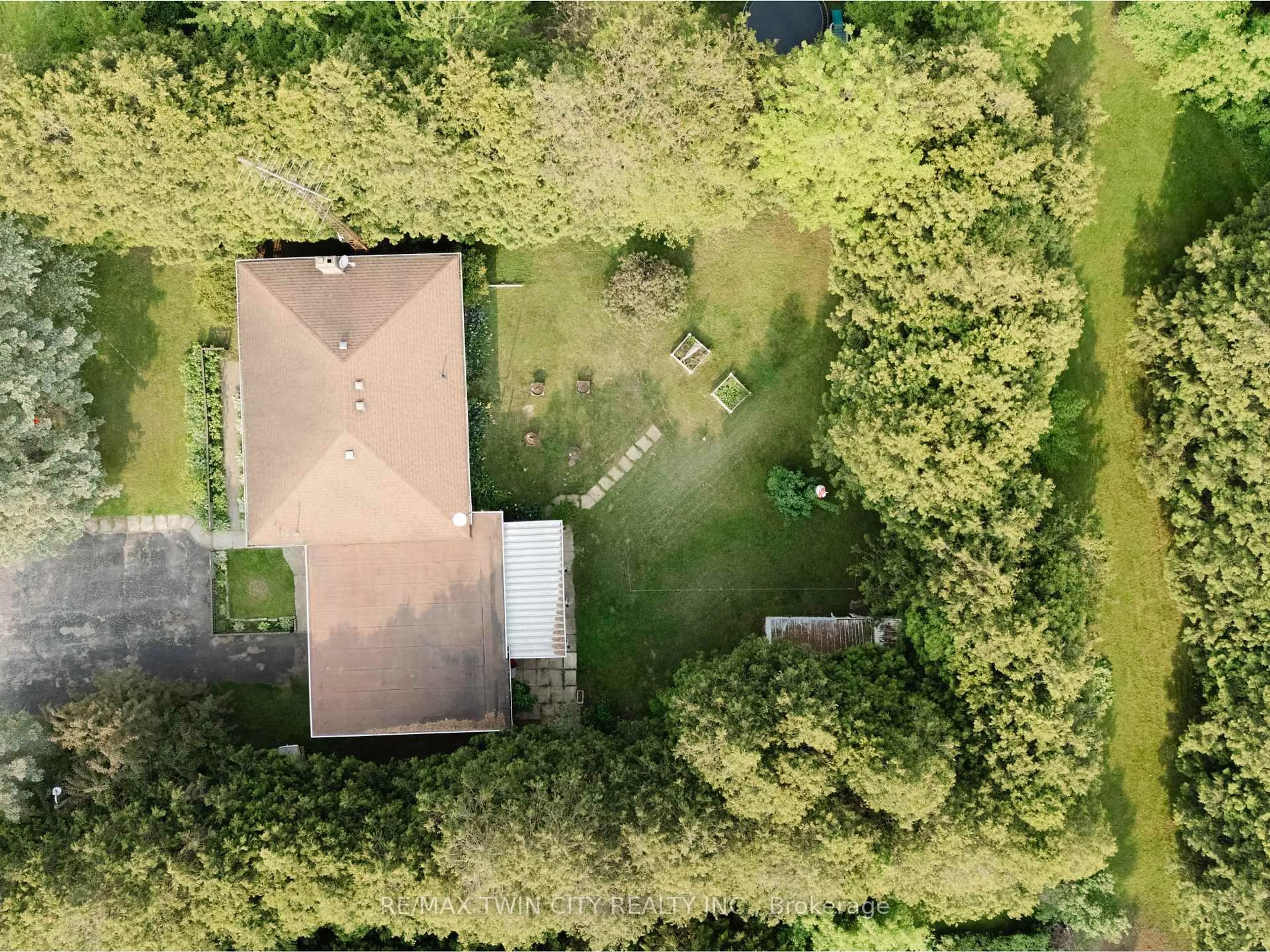 A pic from outside/outdoor area/front of a property/back of a property/a pic from drone, forest/trees view for 252 Windham Road 13, Norfolk Ontario N4B 2W5