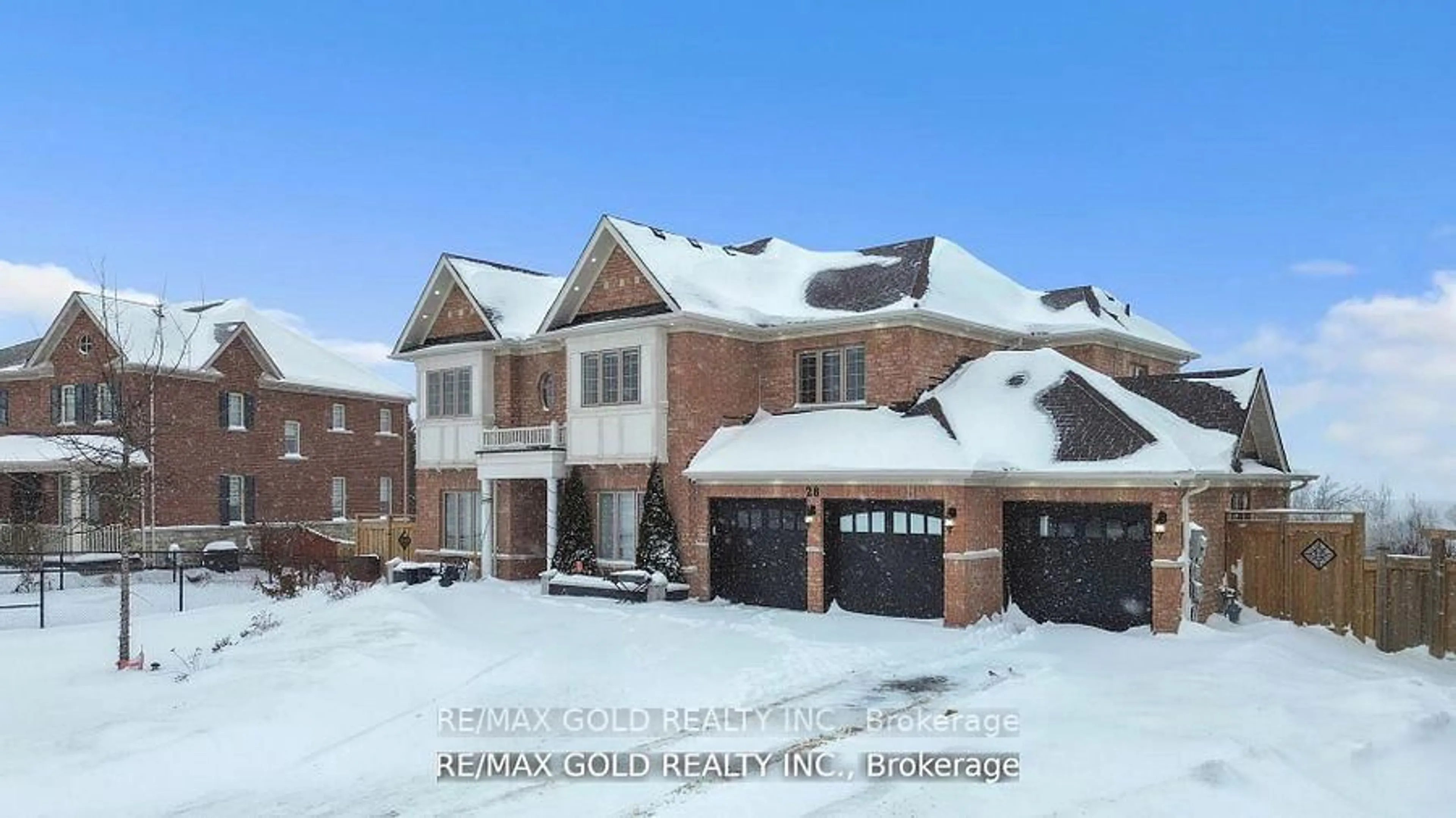 Home with brick exterior material, street for 28 Meek Ave, Mono Ontario L0W 2Z2