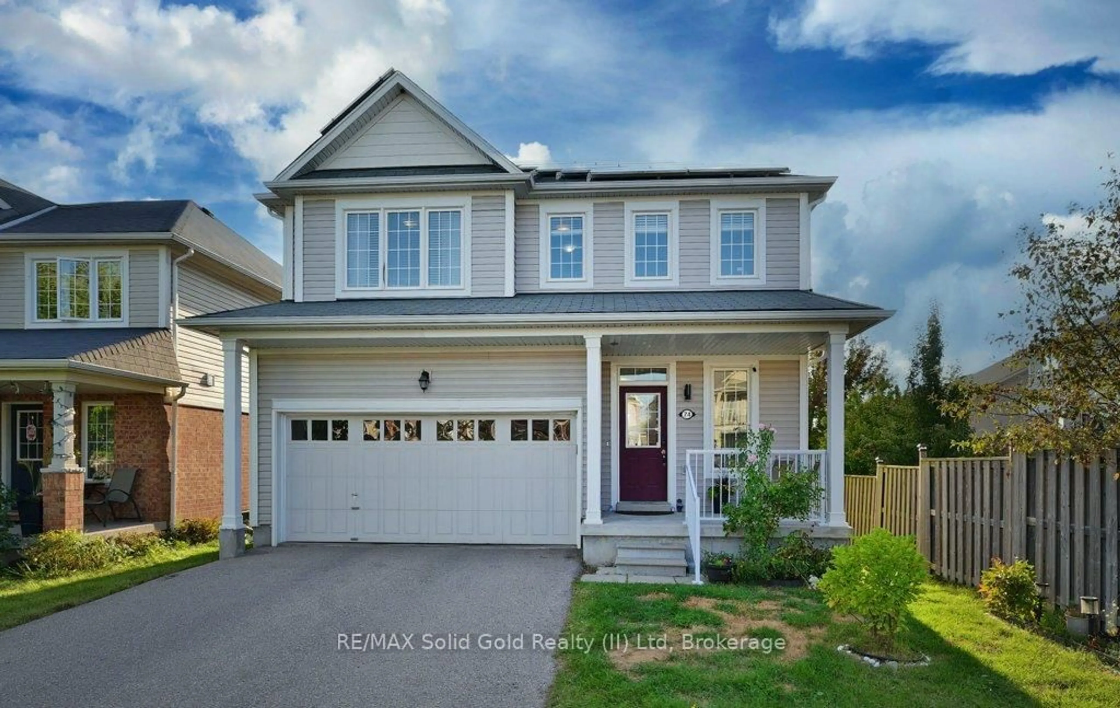 Home with vinyl exterior material, street for 74 Norwich Rd, Woolwich Ontario N0B 1M0