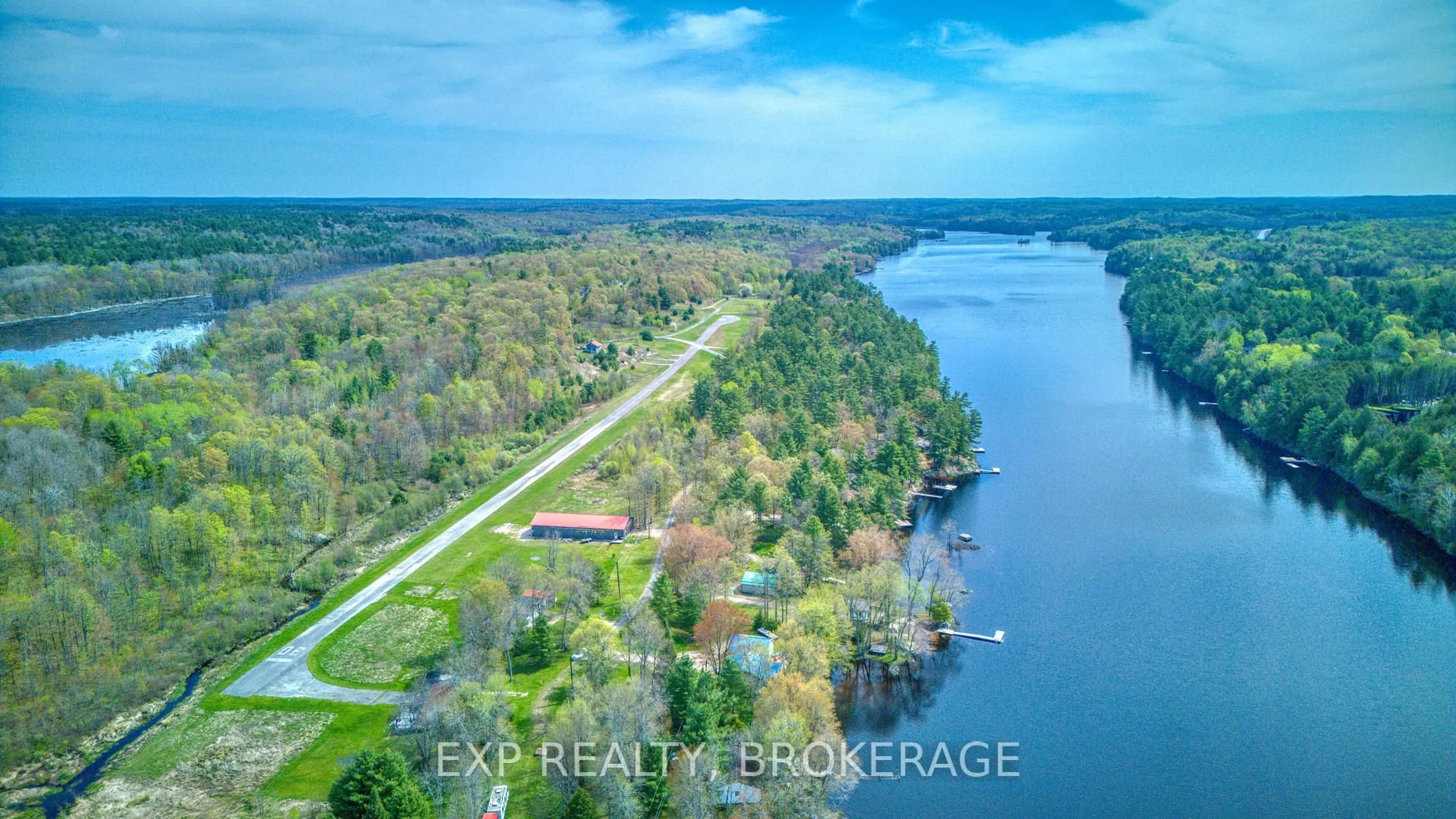 A pic from outside/outdoor area/front of a property/back of a property/a pic from drone, water/lake/river/ocean view for 1013 Turner Way, Arden Ontario K0H 1B0