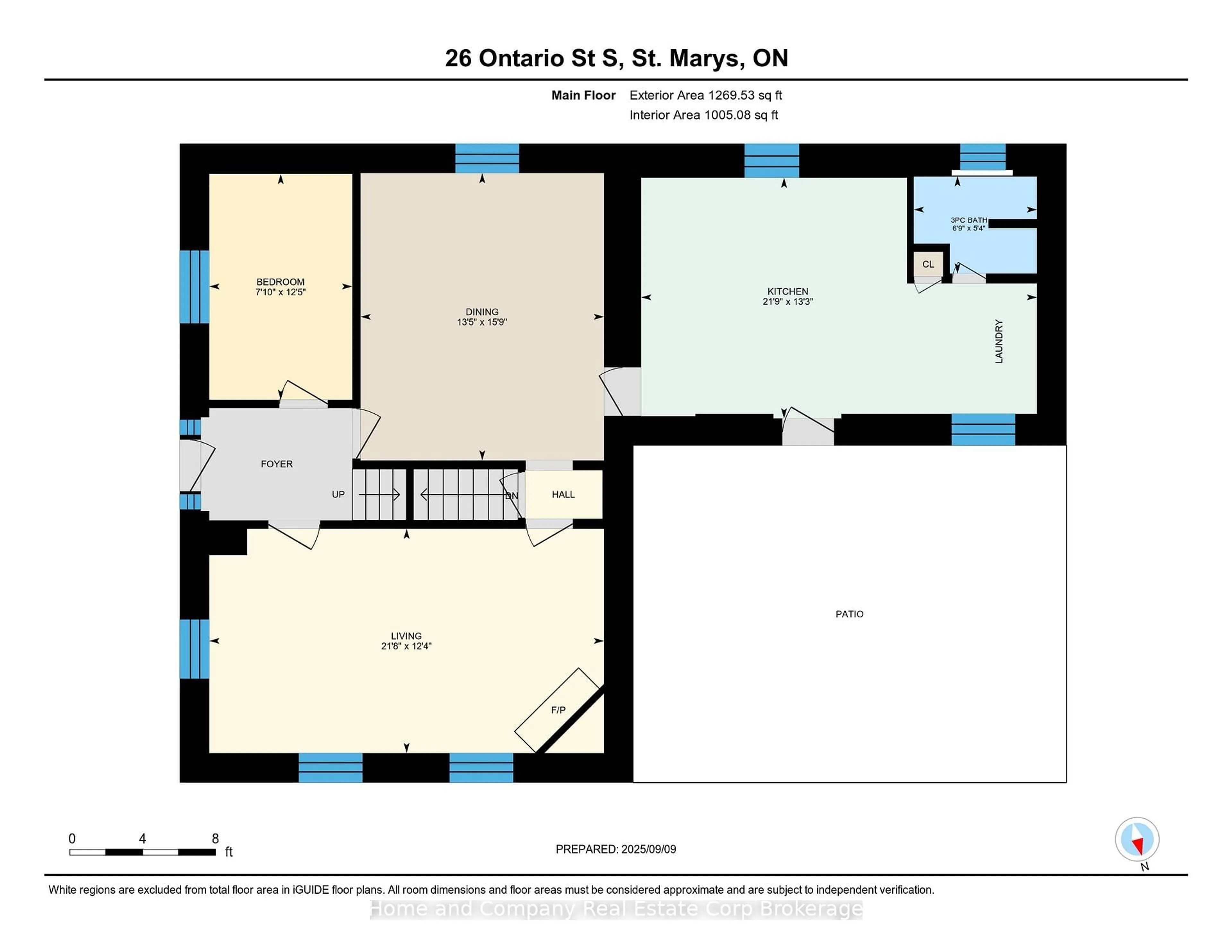 Floor plan for 26 Ontario St, St. Marys Ontario N4X 1C2