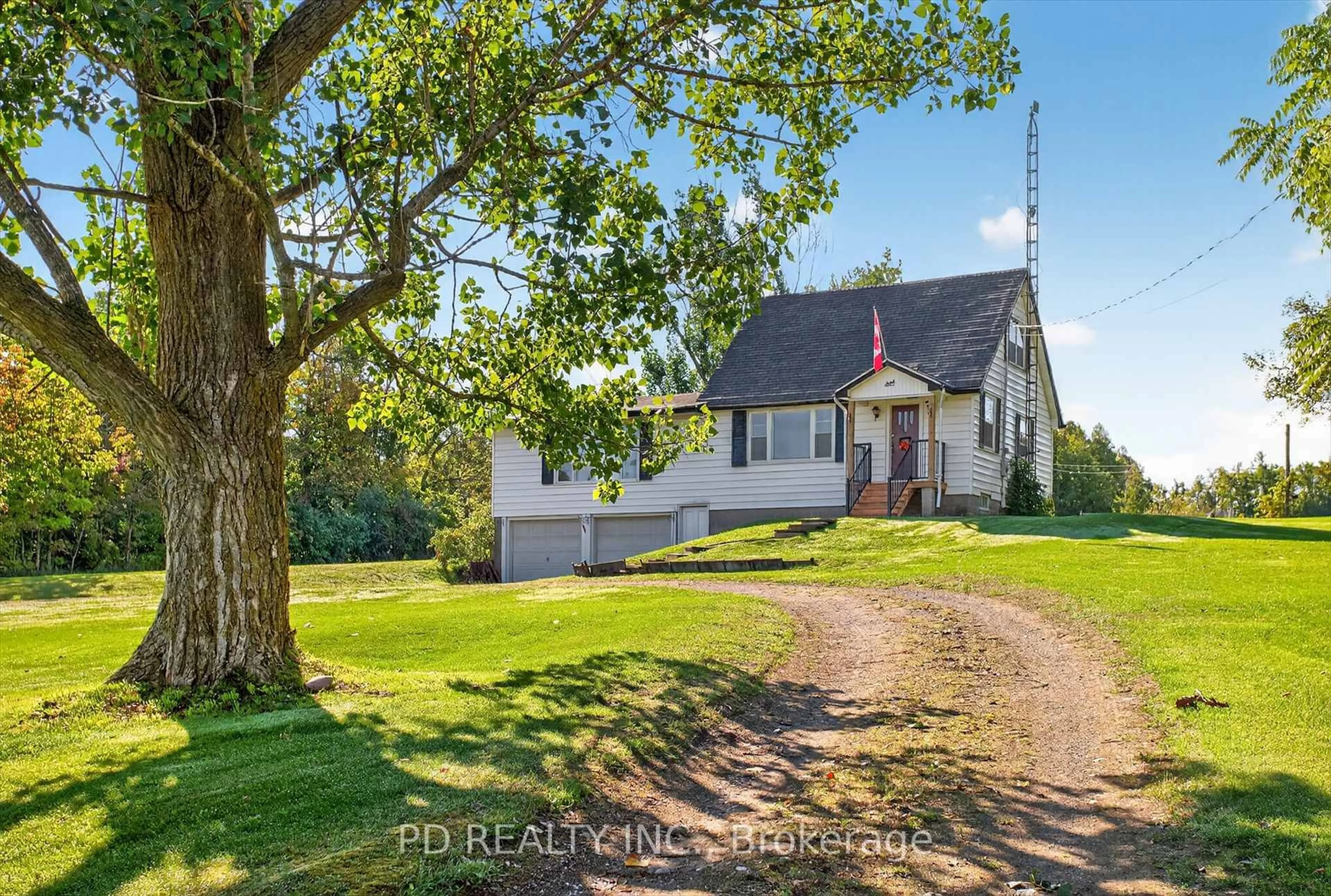 A pic from outside/outdoor area/front of a property/back of a property/a pic from drone, street for 4482 Highway 7, Kawartha Lakes Ontario K0L 2W0