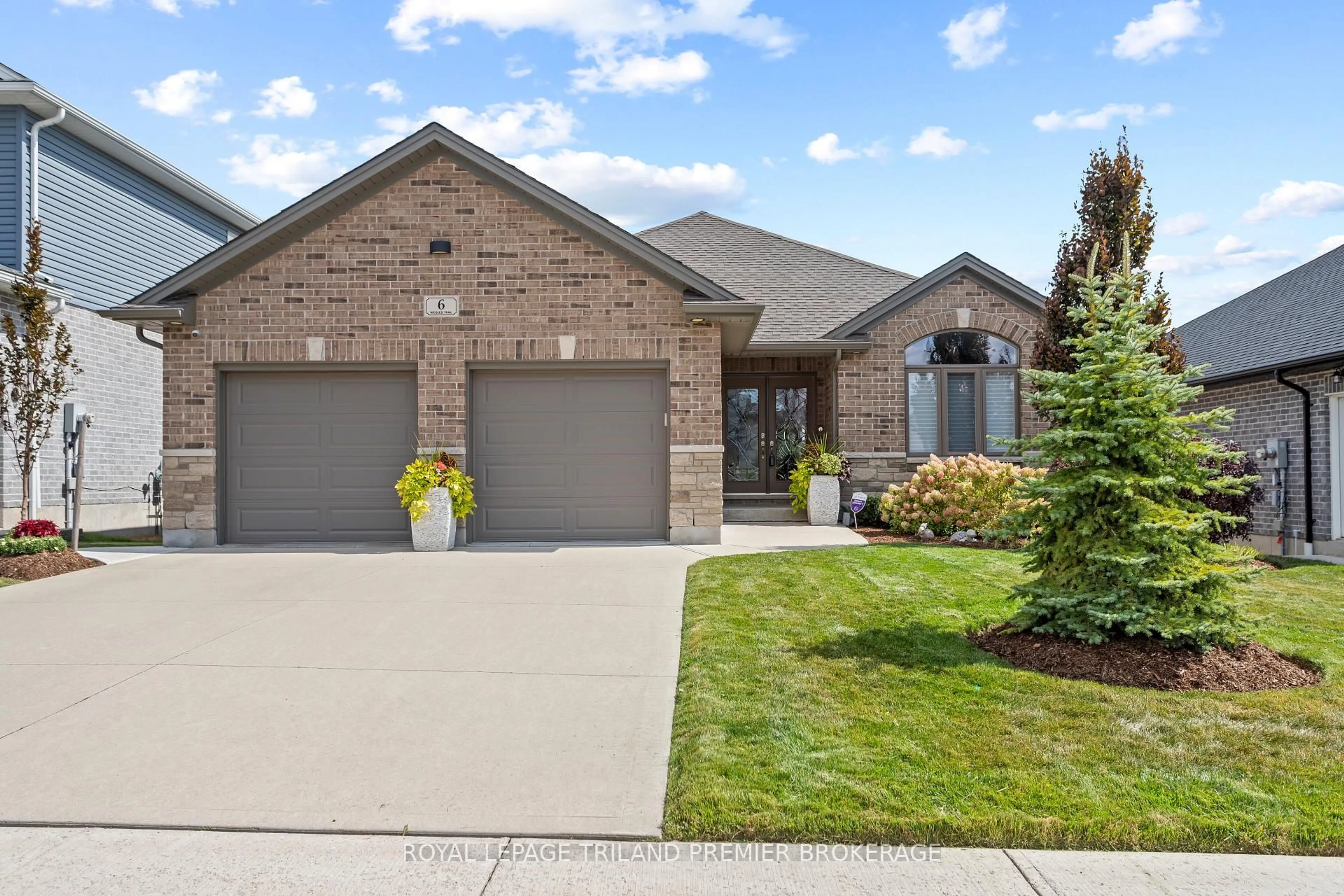 Home with brick exterior material, street for 6 Nicoles Tr, Thames Centre Ontario N0M 2P0
