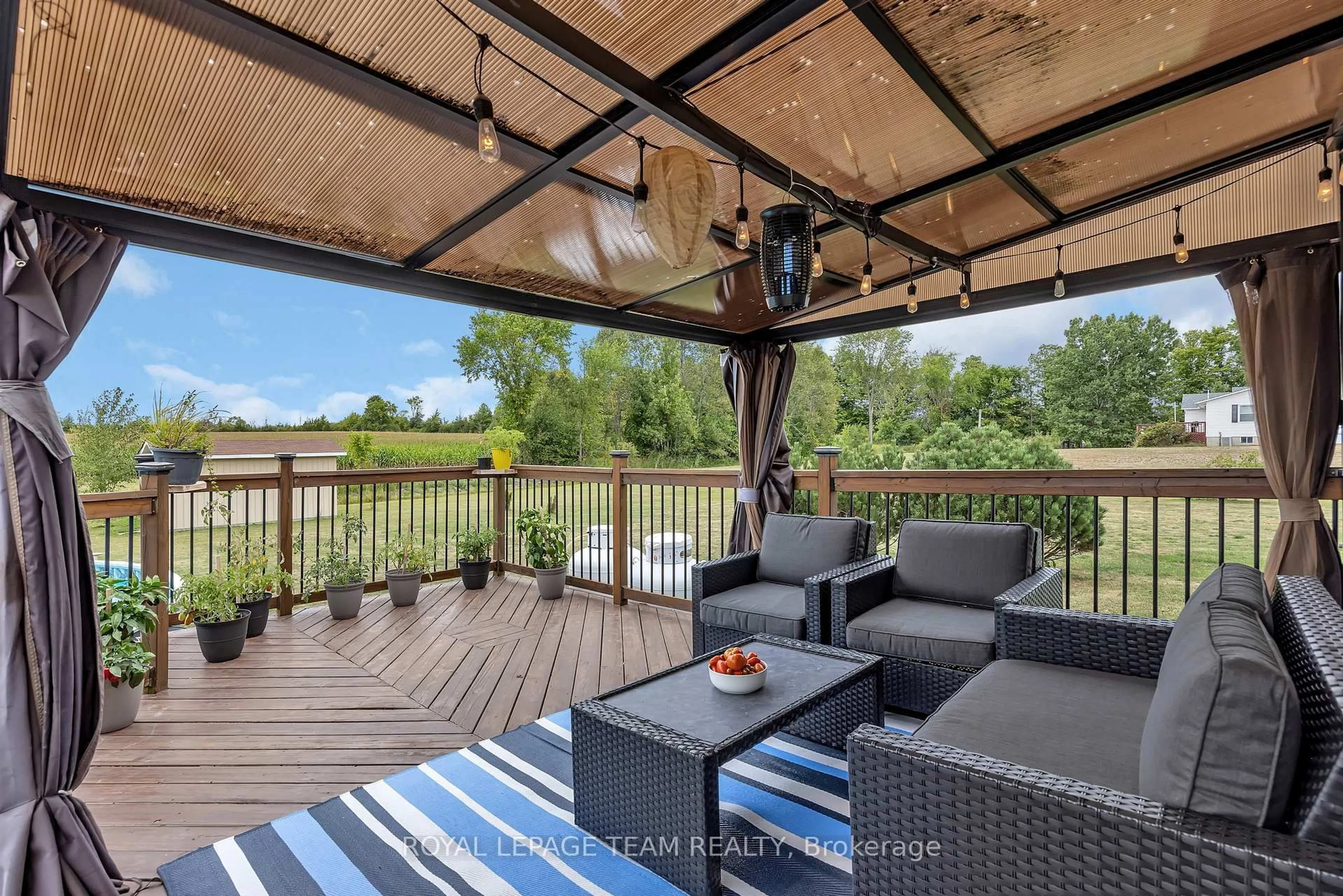 Patio, water/lake/river/ocean view for 772 Kitley Line 3 Rd, Elizabethtown-Kitley Ontario K0G 1G0
