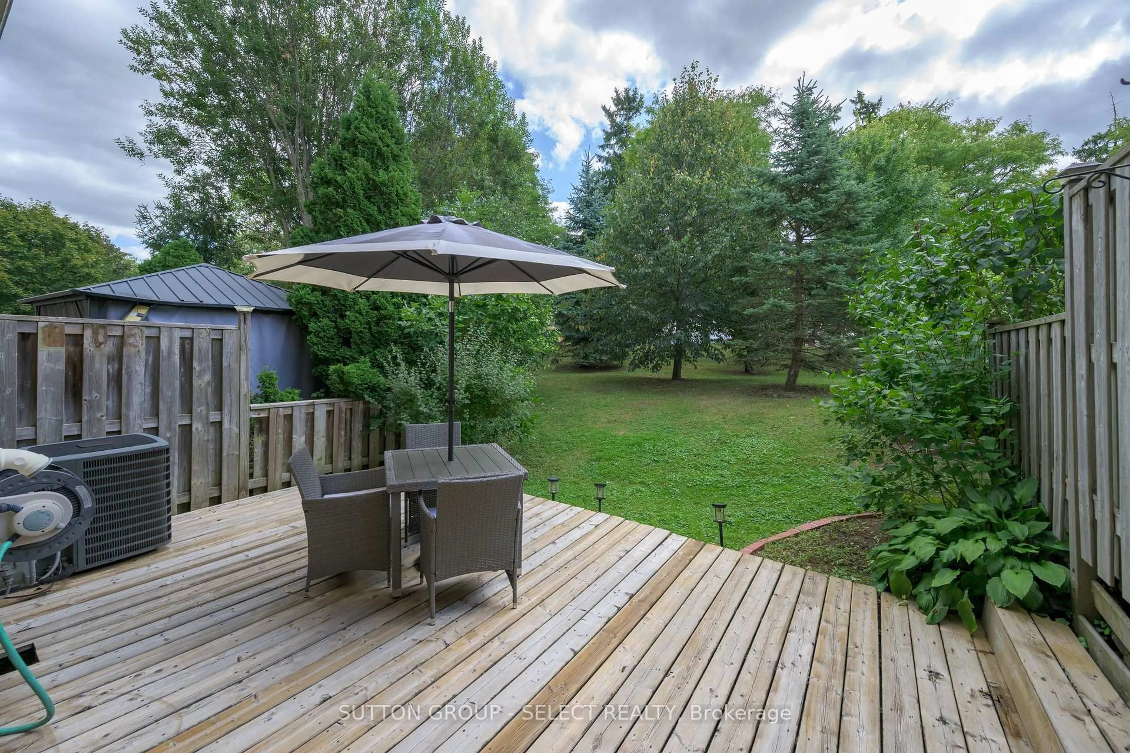 Patio, forest/trees view for 900 POND VIEW Rd #130, London South Ontario N5Z 4L7