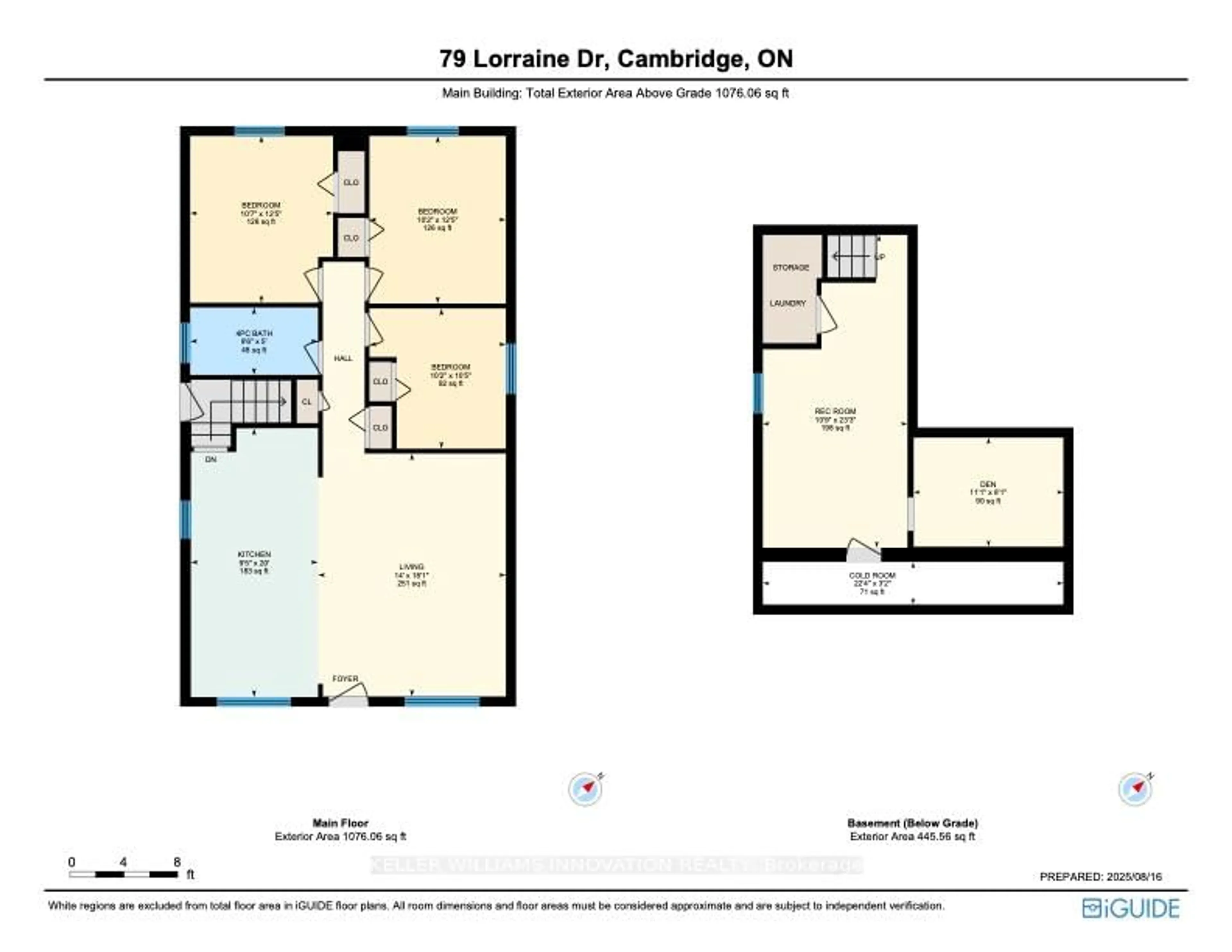 Floor plan for 79 Lorraine Dr, Cambridge Ontario N1R 6P2