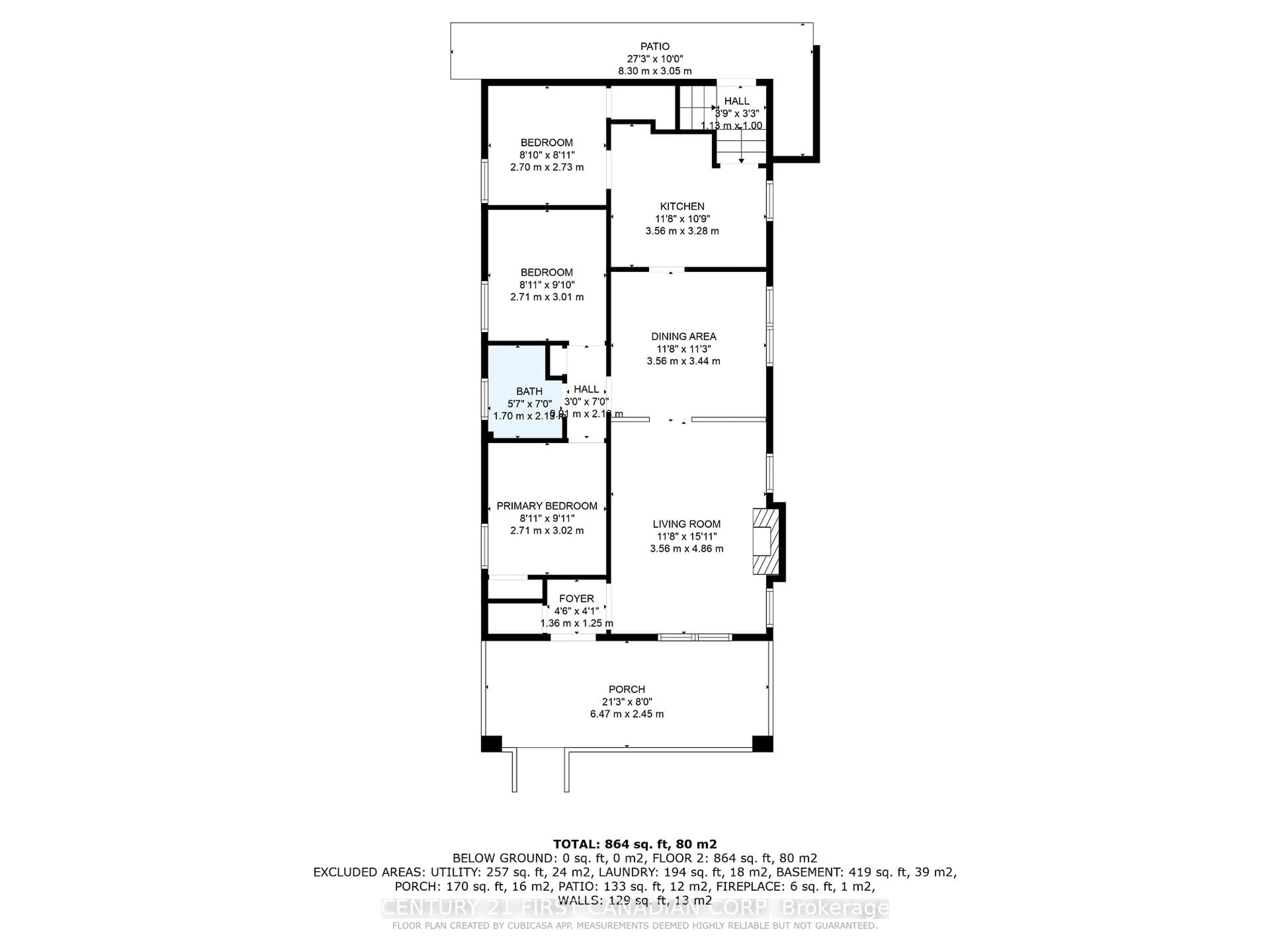 Floor plan for 1230 Dundas St, London East Ontario N5W 3B2
