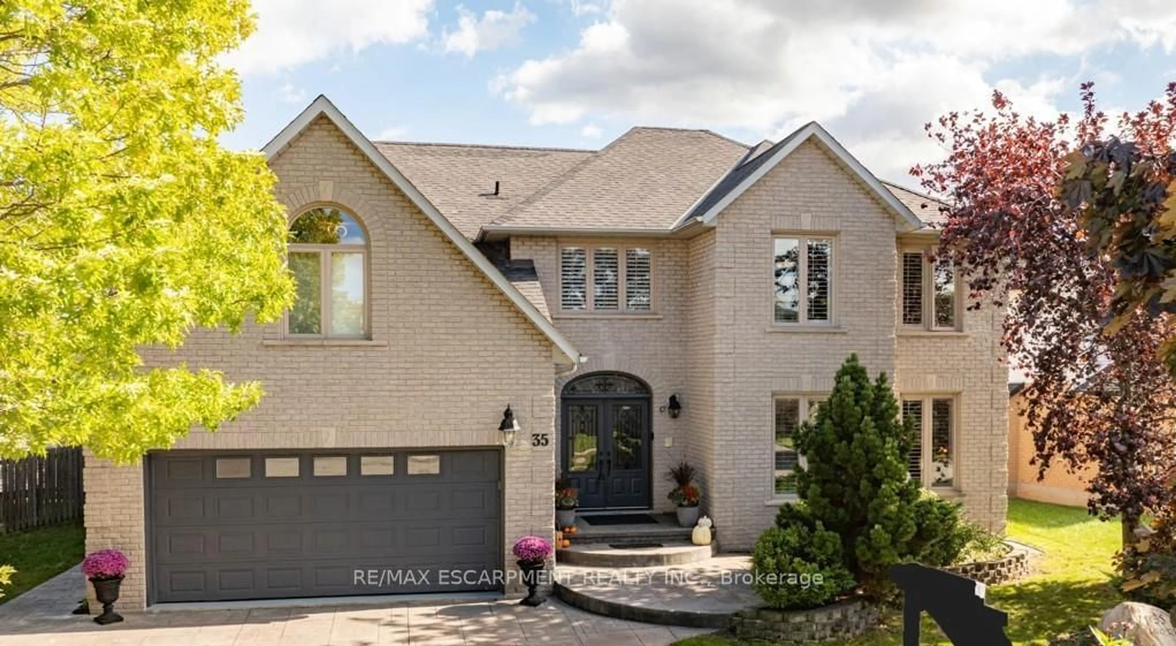 Home with brick exterior material, street for 35 Lido Dr, Hamilton Ontario L8E 5E8