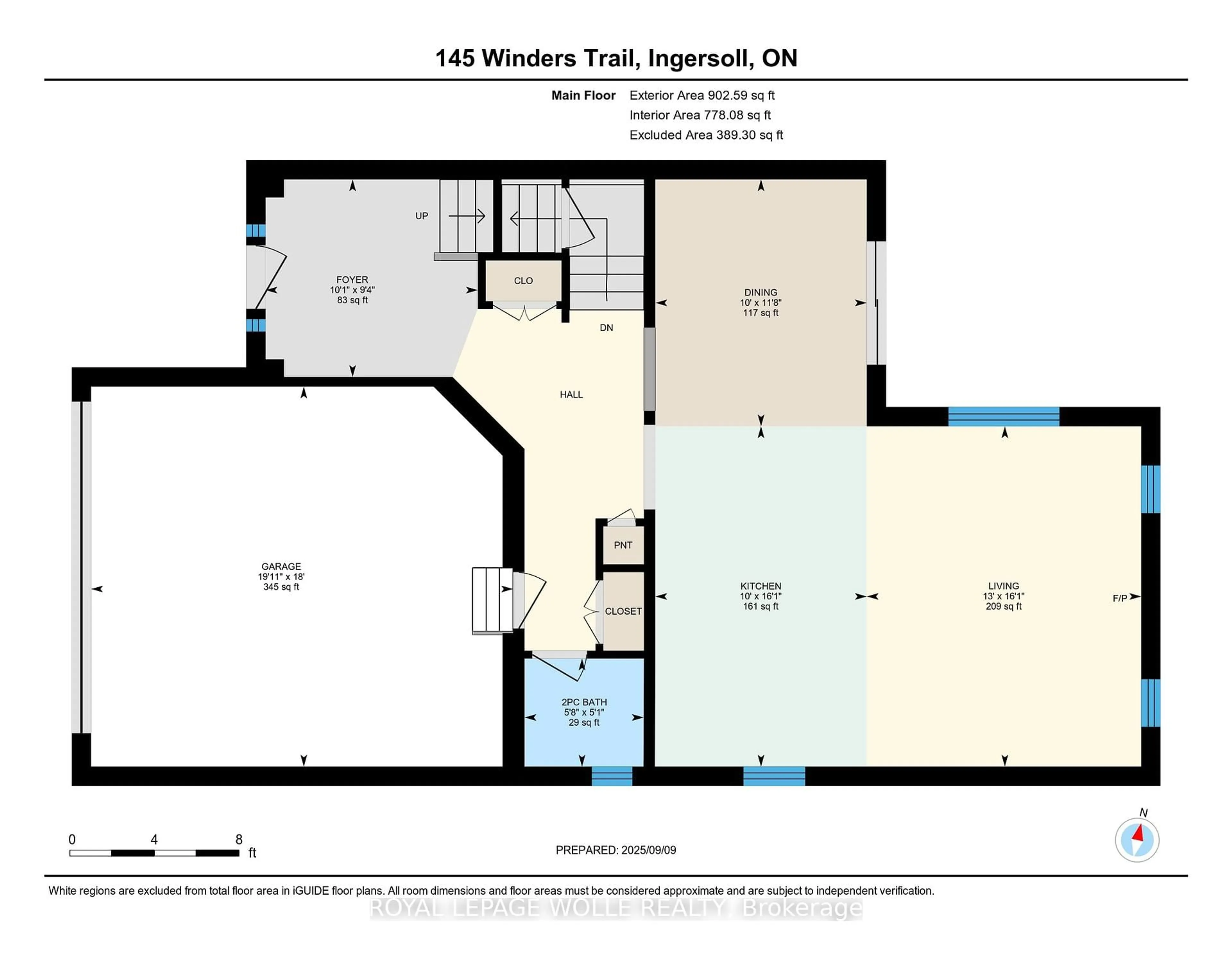 Floor plan for 145 Winders Tr, Ingersoll Ontario N5C 0A7