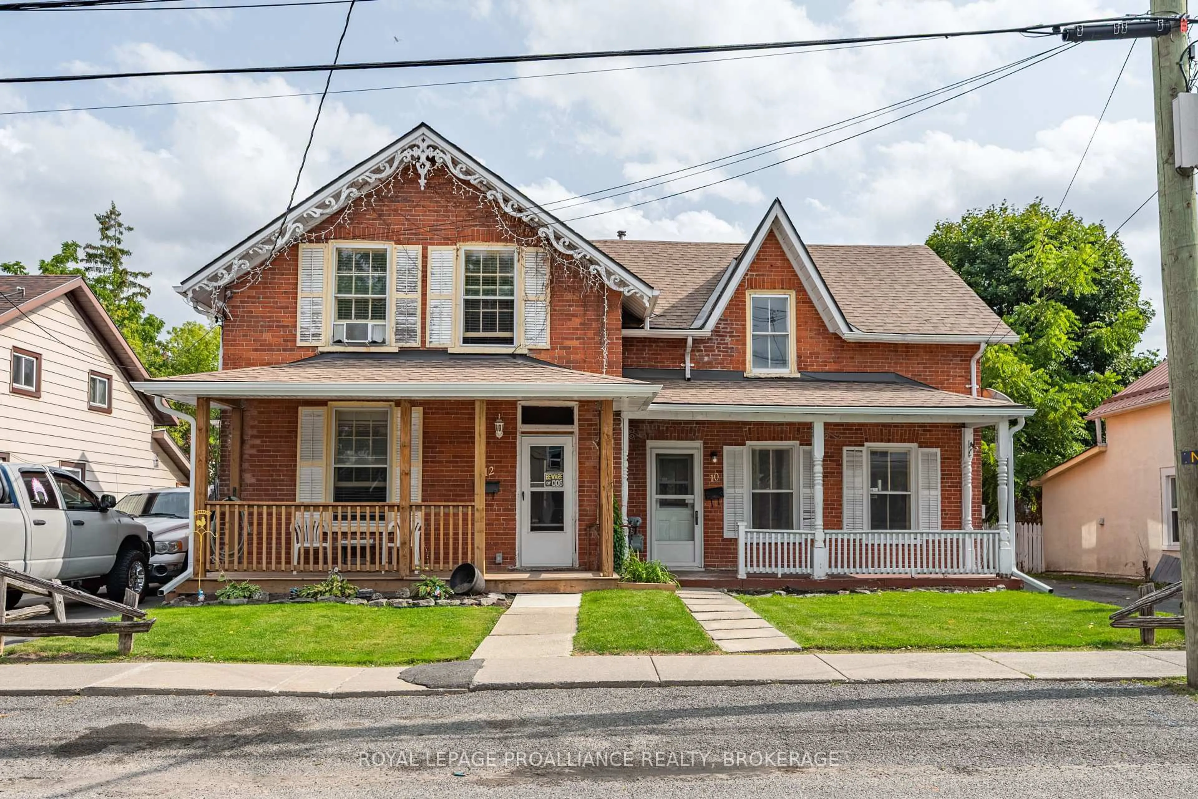 Home with brick exterior material, street for 10-12 Thomas St, Greater Napanee Ontario K7R 1K6