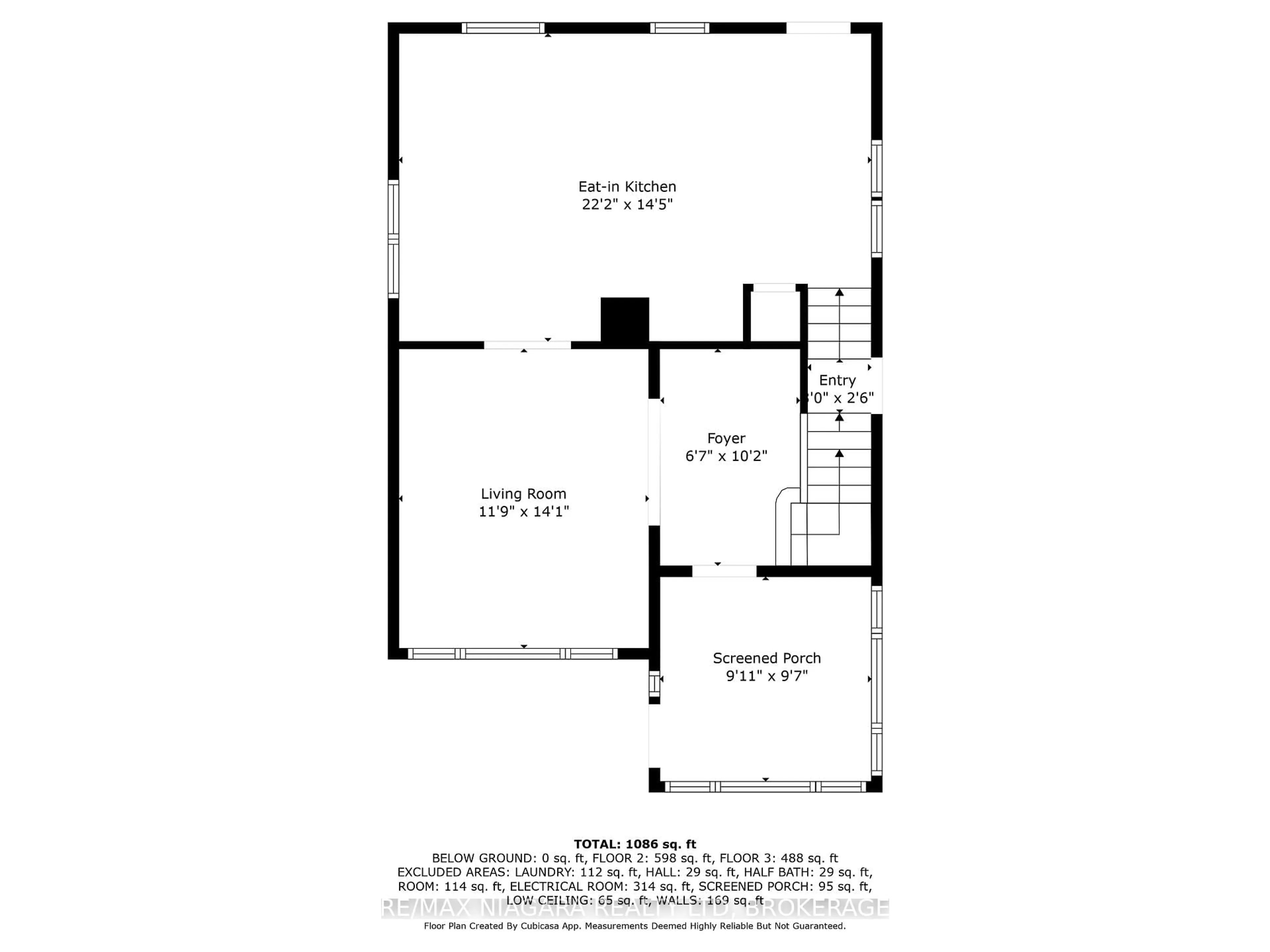 Floor plan for 150 Burgar St, Welland Ontario L3B 2S8