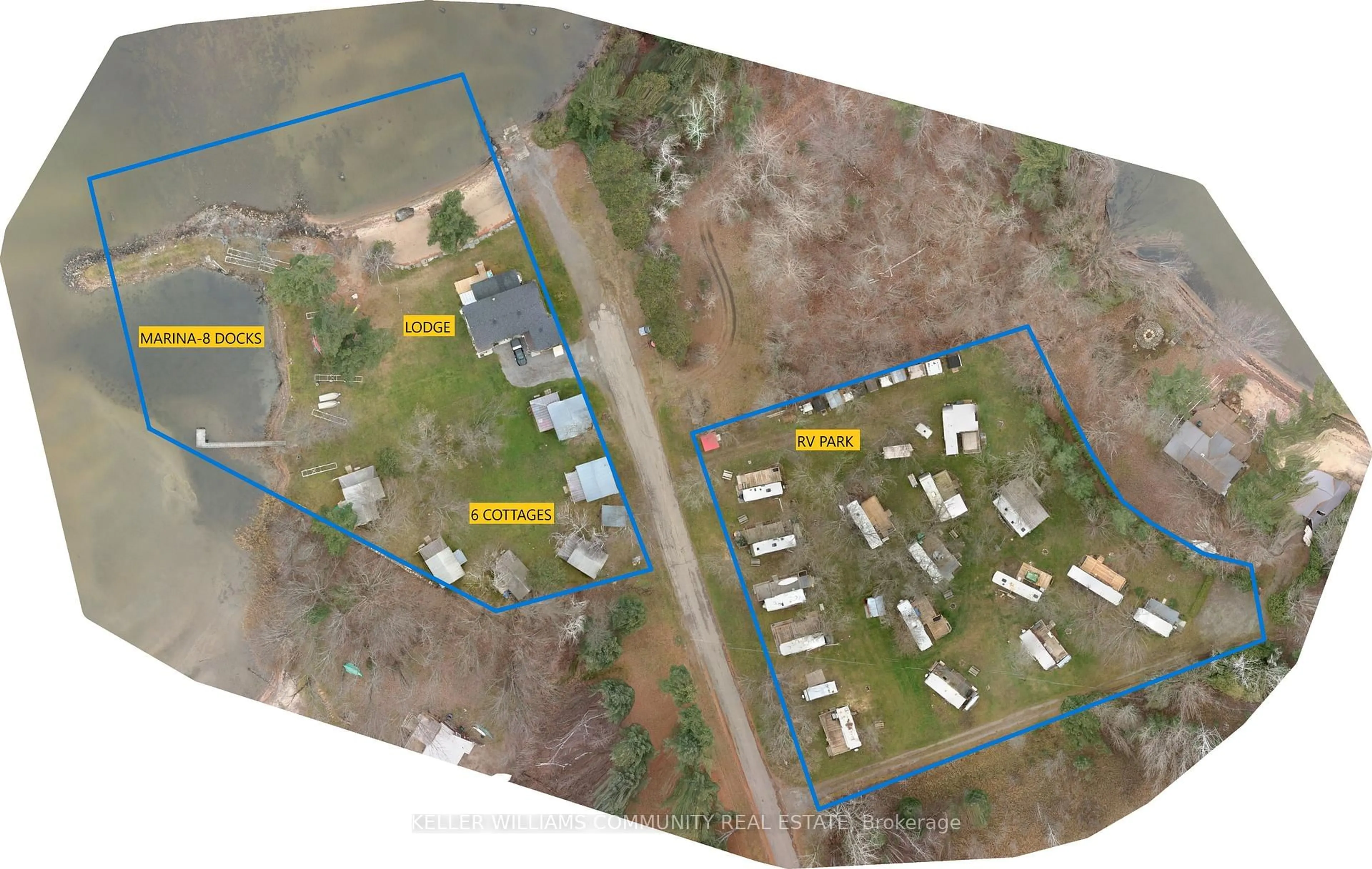 A pic from outside/outdoor area/front of a property/back of a property/a pic from drone, building for 391 Bonnechere Rd, Killaloe Ontario K0J 2A0