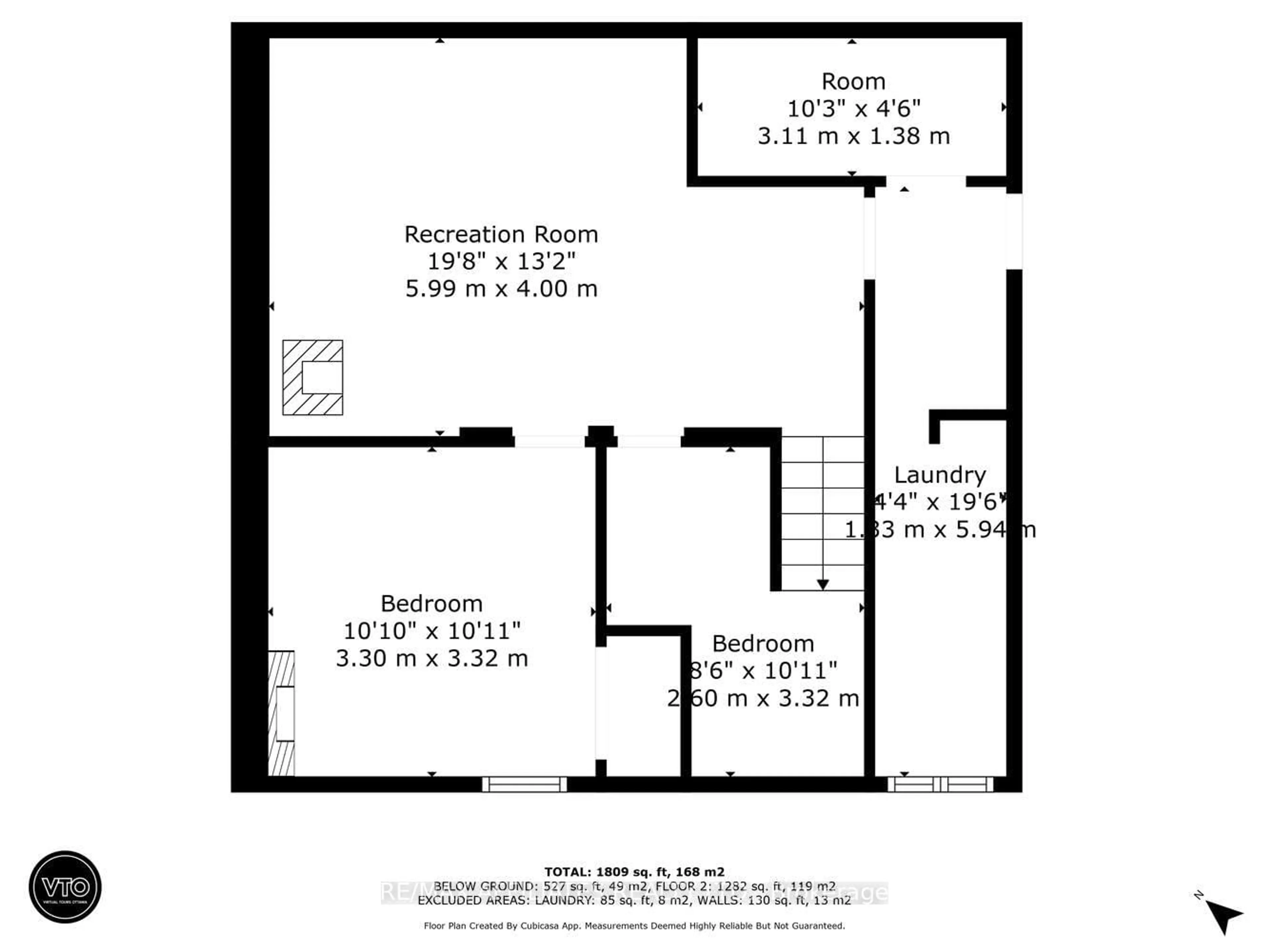 Floor plan for 496 Ford Rd, Smiths Falls Ontario K7A 4S4