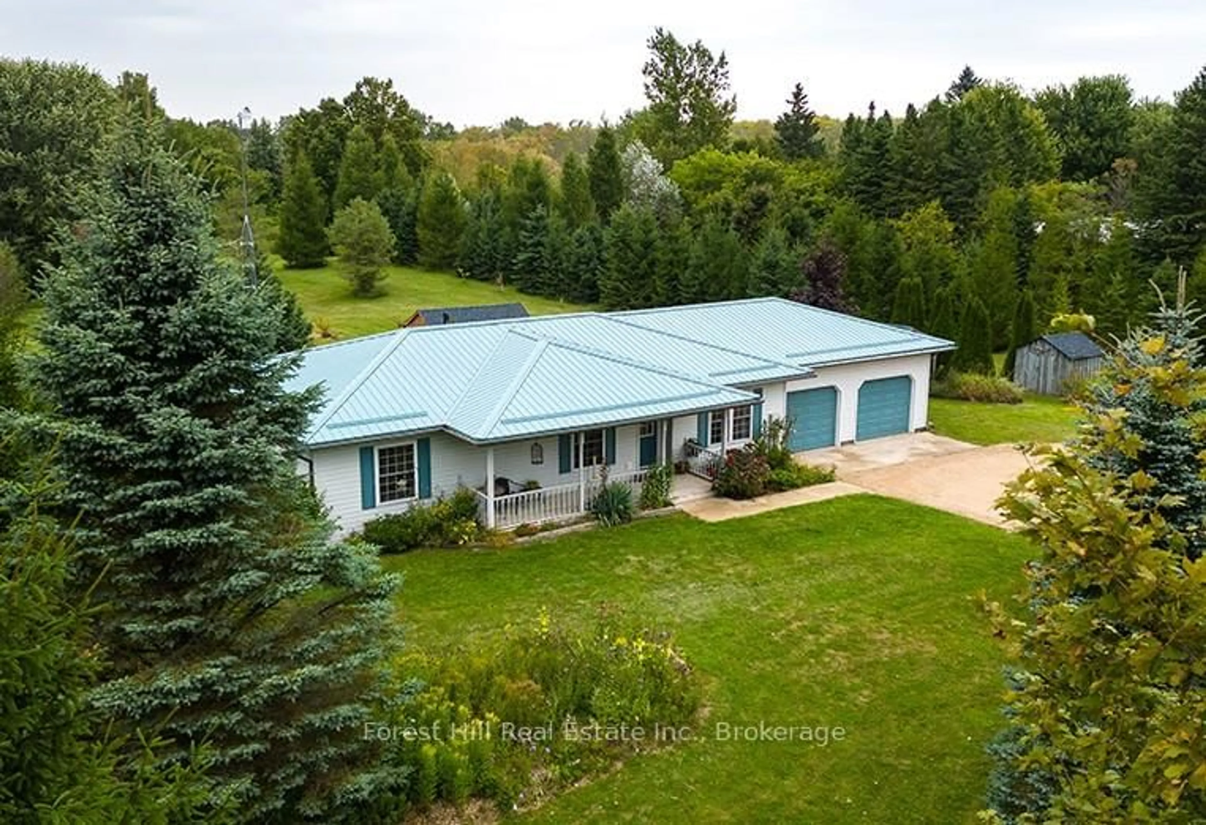 A pic from outside/outdoor area/front of a property/back of a property/a pic from drone, unknown for 504097 Grey Road 12, West Grey Ontario N0C 1H0