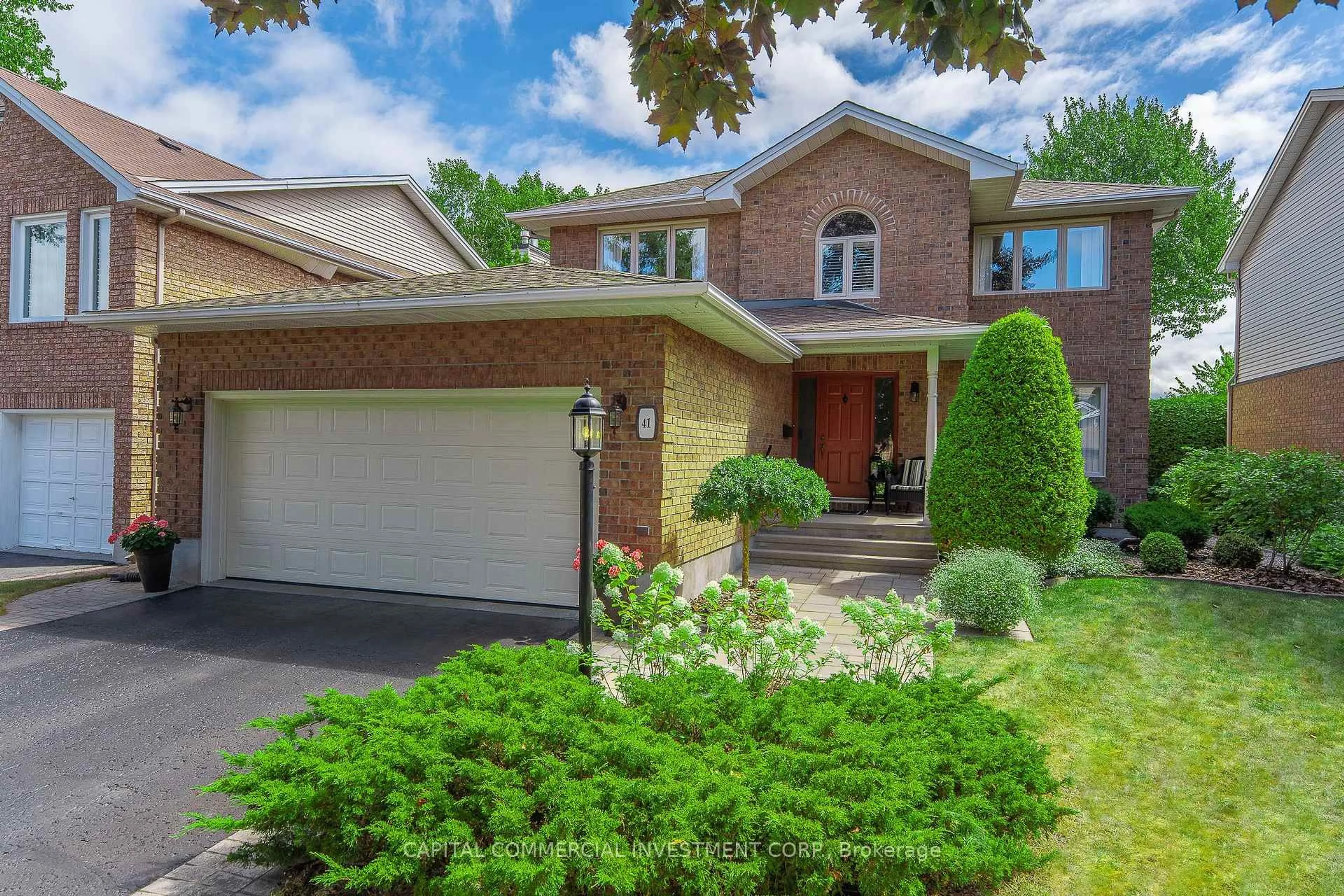 Home with brick exterior material, street for 41 Tower Hill Cres, Ottawa Ontario K2M 1R5