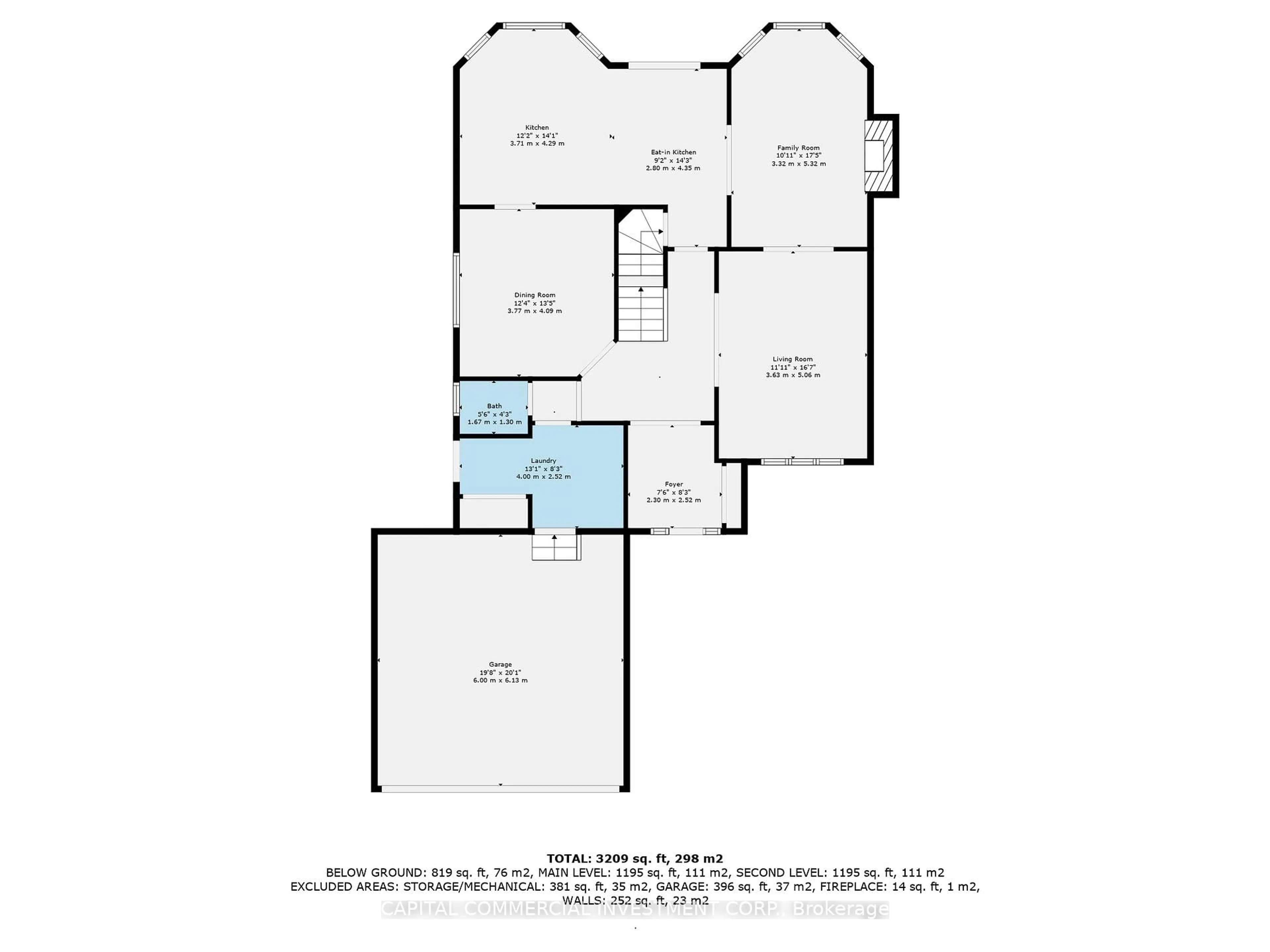 Floor plan for 41 Tower Hill Cres, Ottawa Ontario K2M 1R5