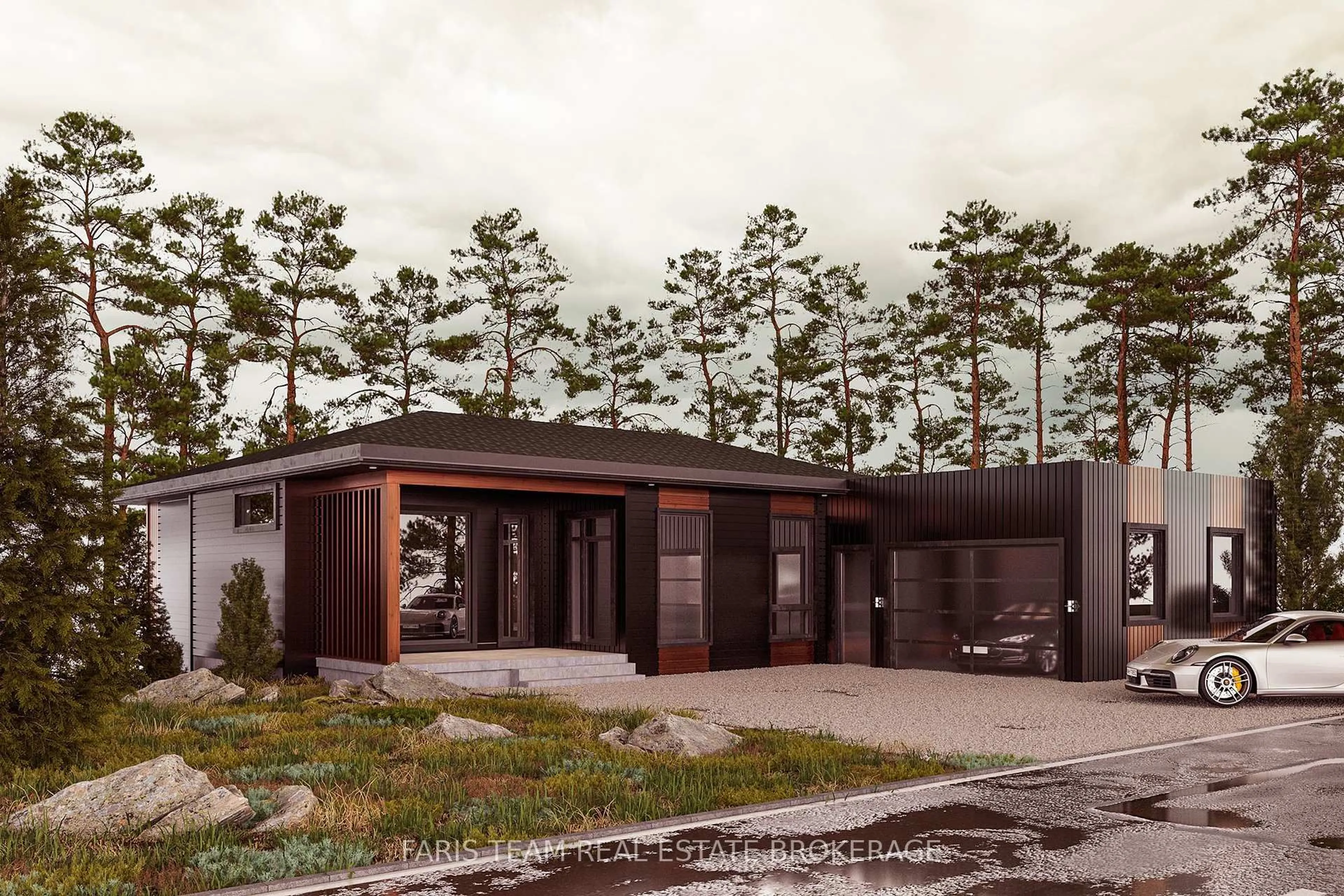 Home with brick exterior material, forest/trees view for Lot 1 St Andrews Circ, Huntsville Ontario P1H 1B1