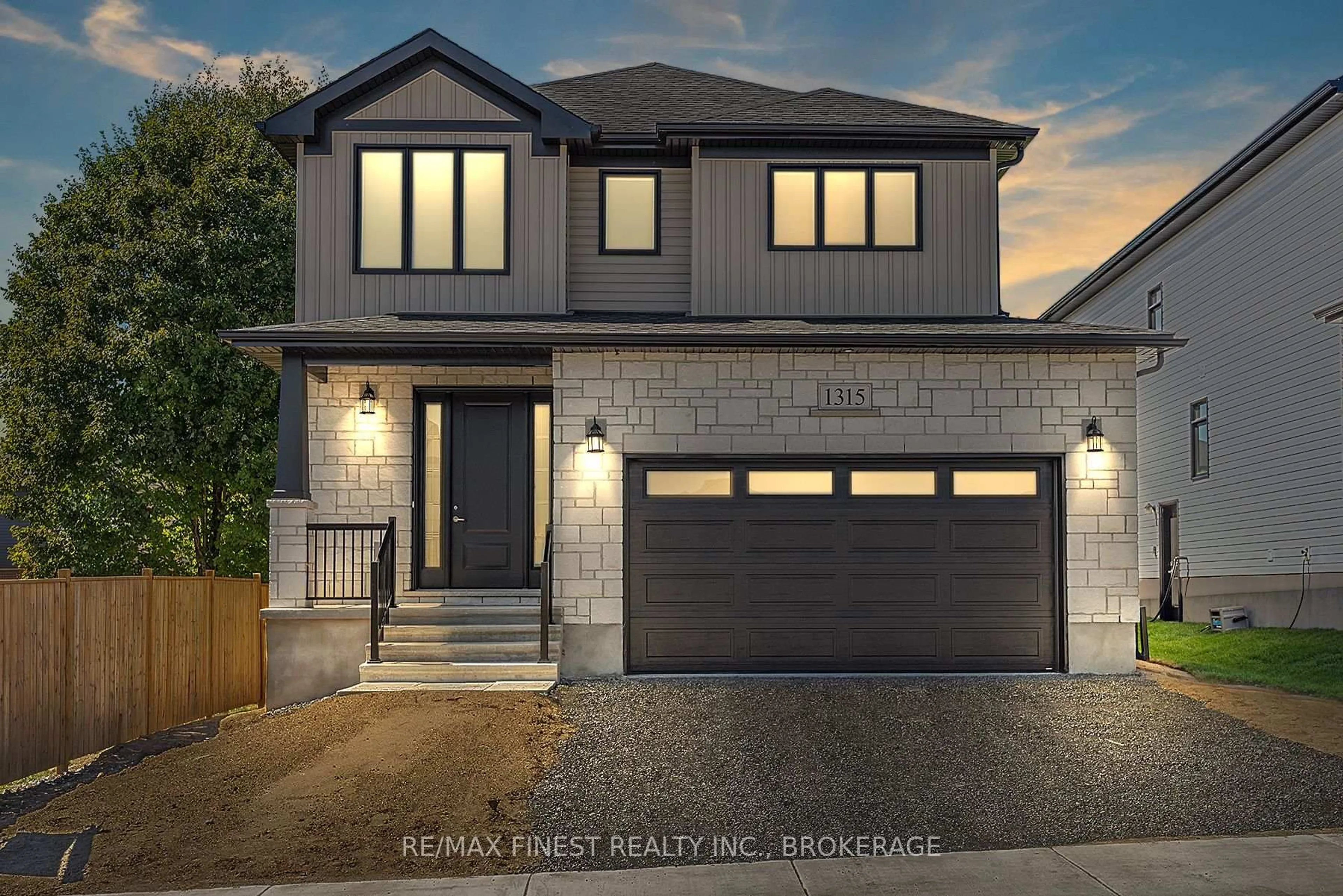 Home with vinyl exterior material, street for 1315 Turnbull Way, Kingston Ontario K7P 0T3
