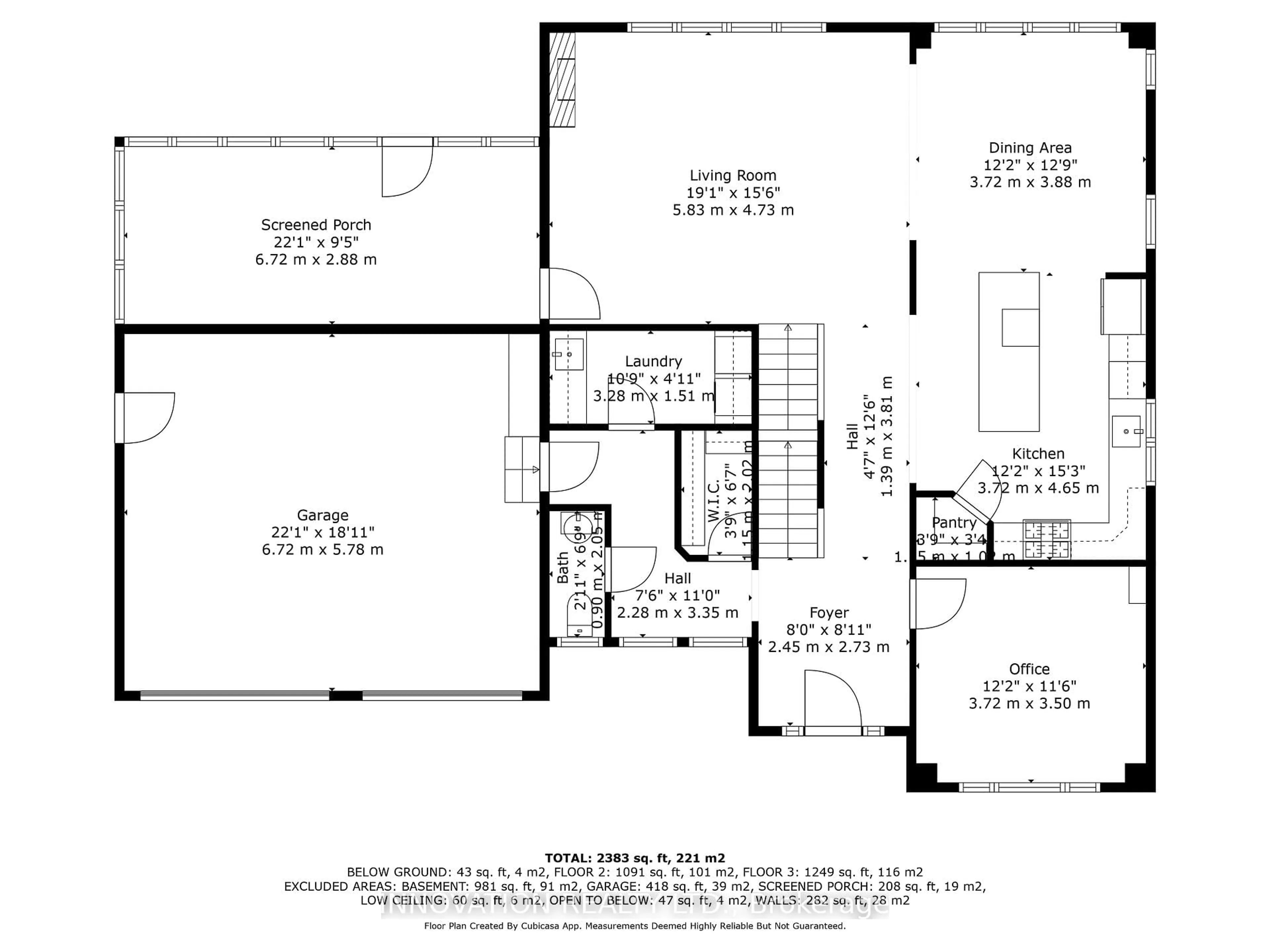 Floor plan for 65 Bald Eagle Cres, Richmond Ontario K0A 2Z0