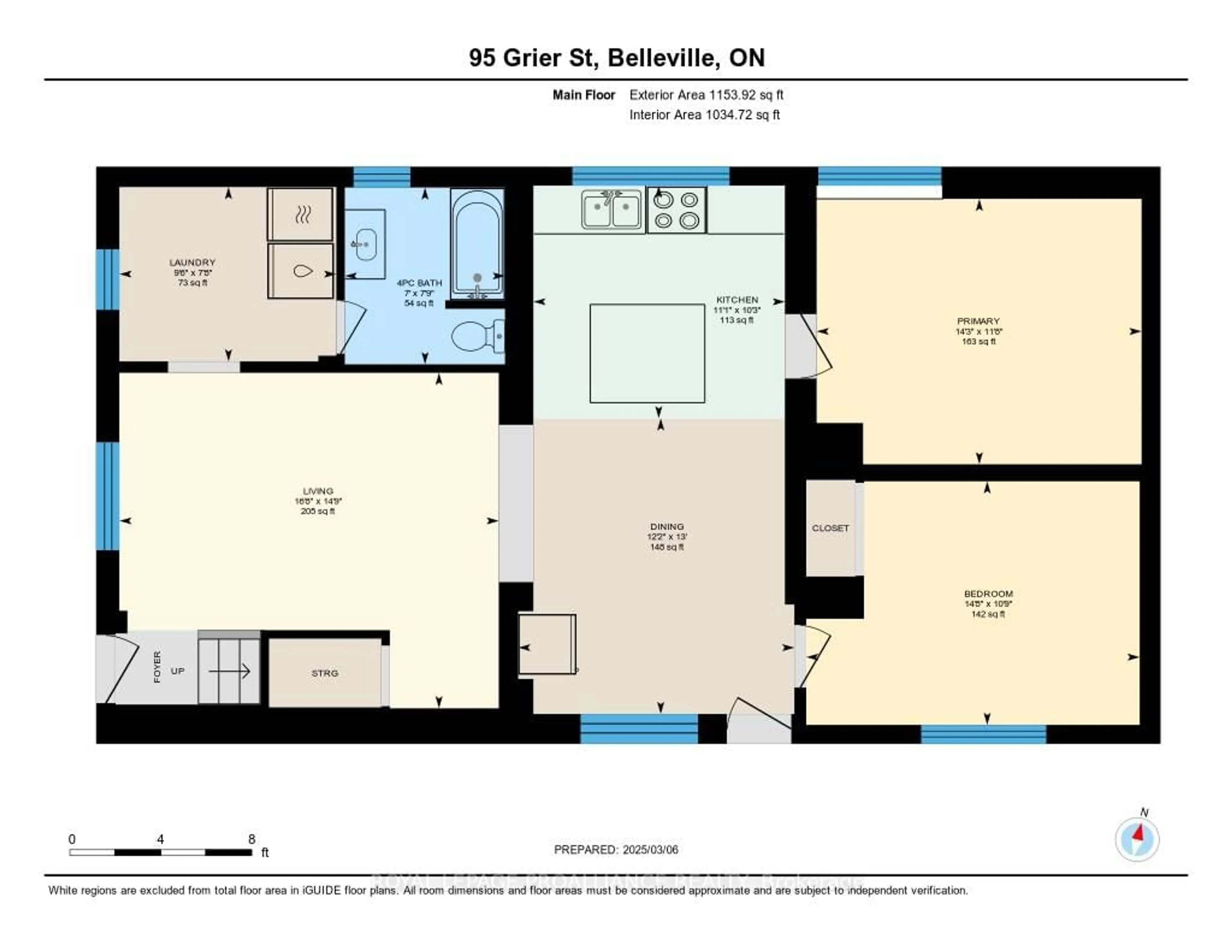 Floor plan for 95 Grier St, Belleville Ontario K8P 3A2