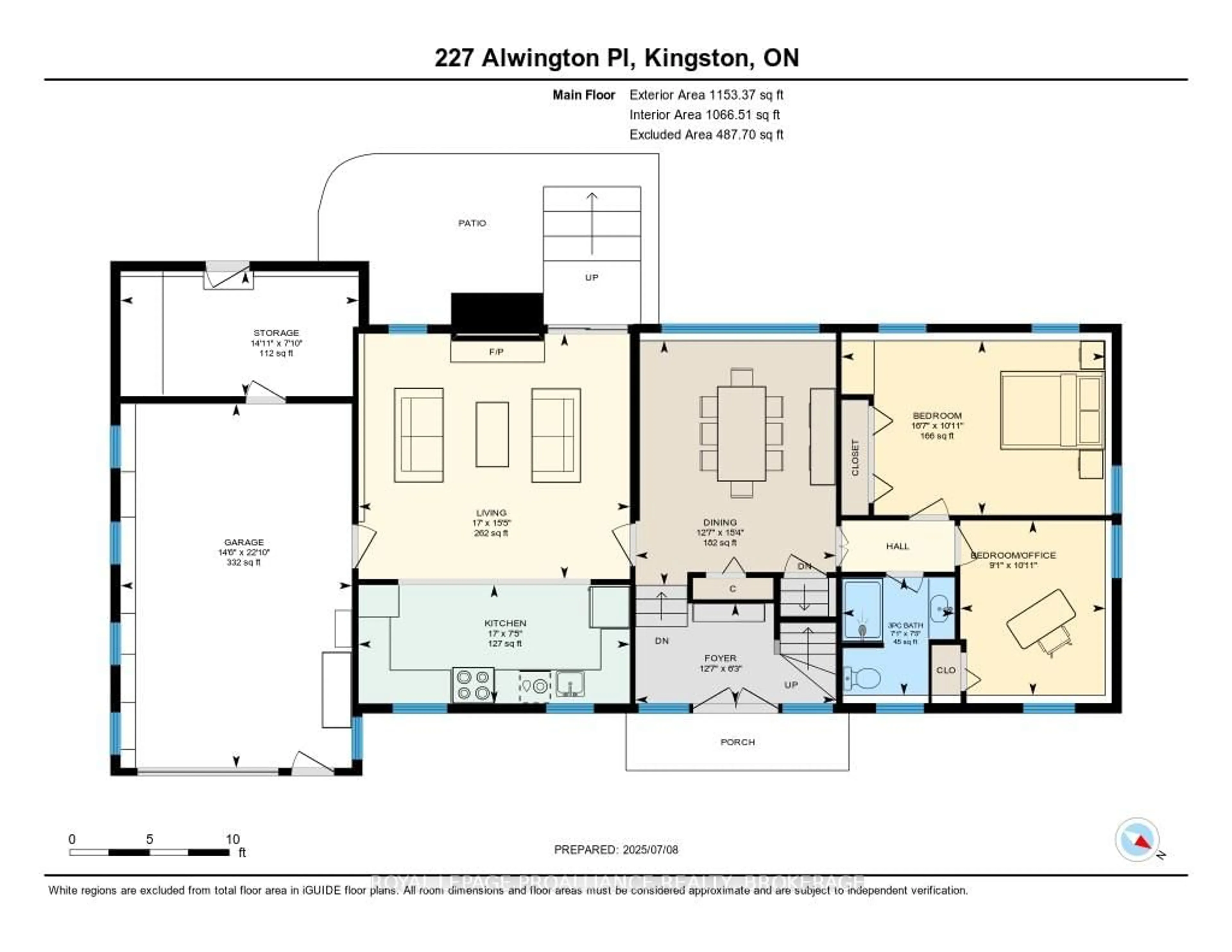 Floor plan for 227 Alwington Pl, Kingston Ontario K7L 4P9
